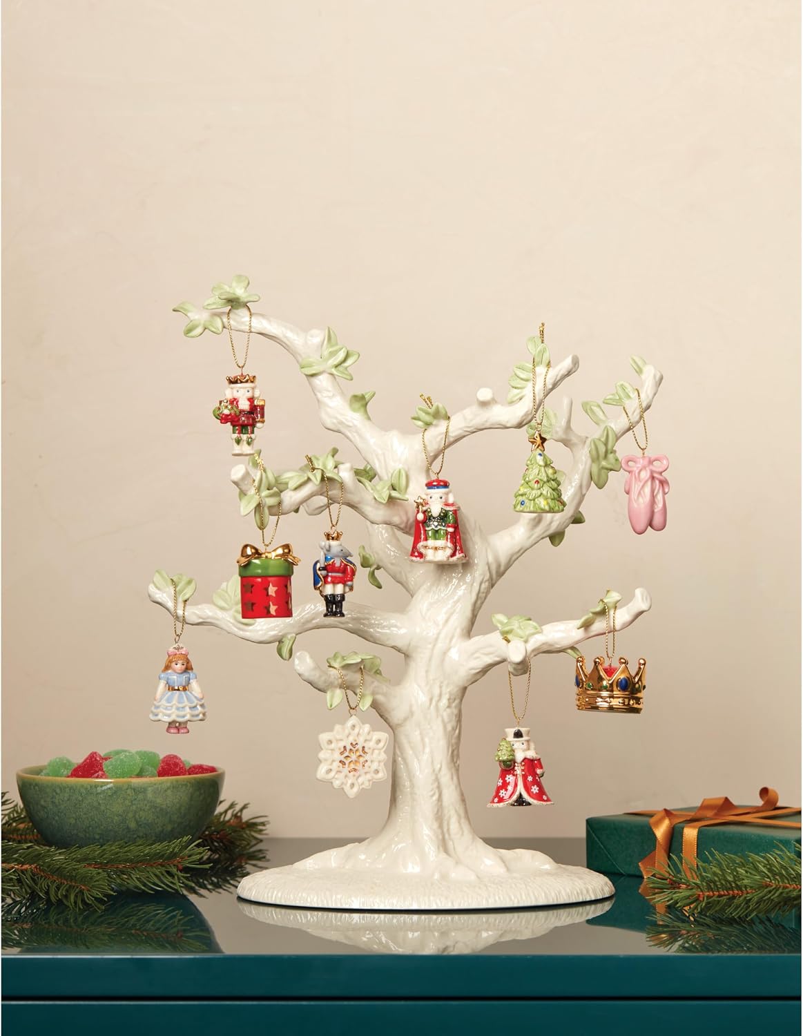 Lenox 893635 The Nutcracker 10-Piece Ornament Set, Multicolor, Christmas