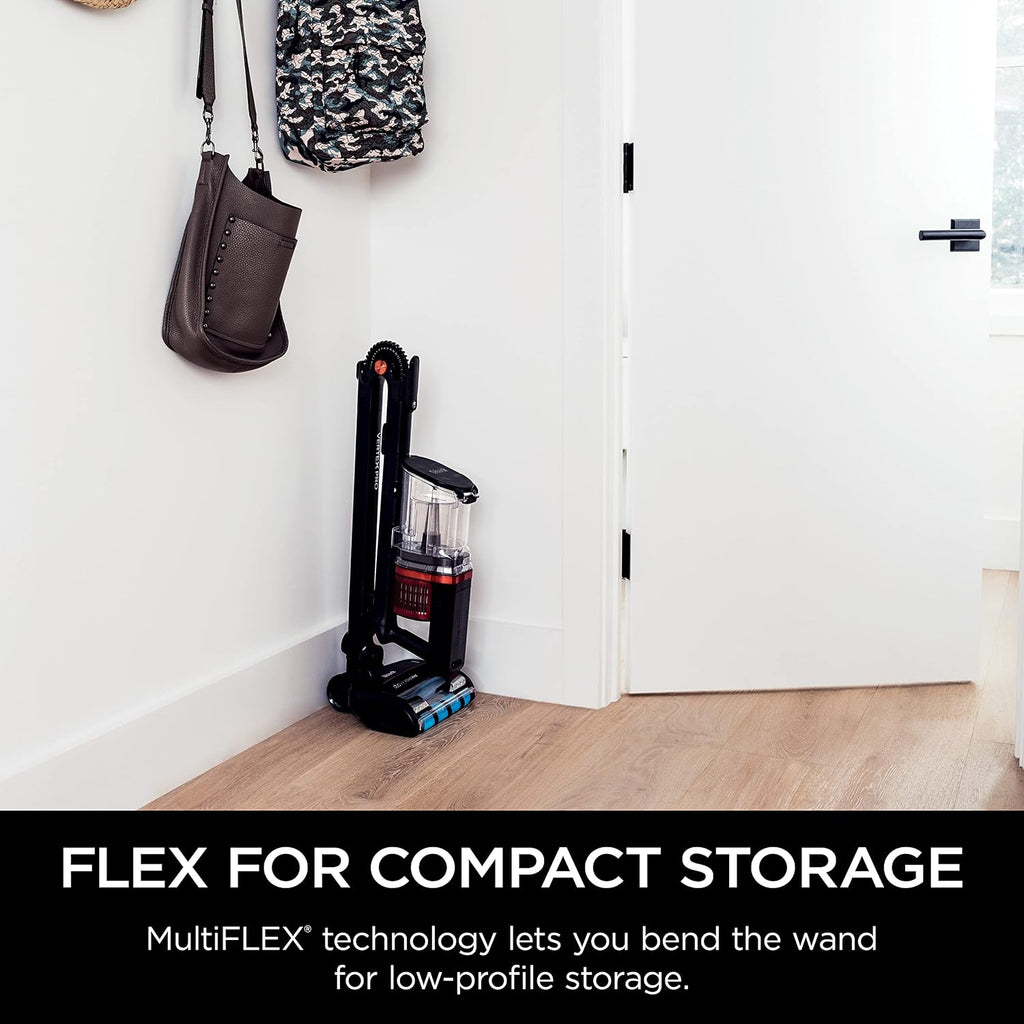 Shark Cordless Vertex Pro Lightweight Cordless Stick Vacuum with DuoClean PowerFins, HEPA Fitler, Anti-Allergen Complete Seal, LED Headlights, For Carpets & Hardfloors, Red, IZ662H
