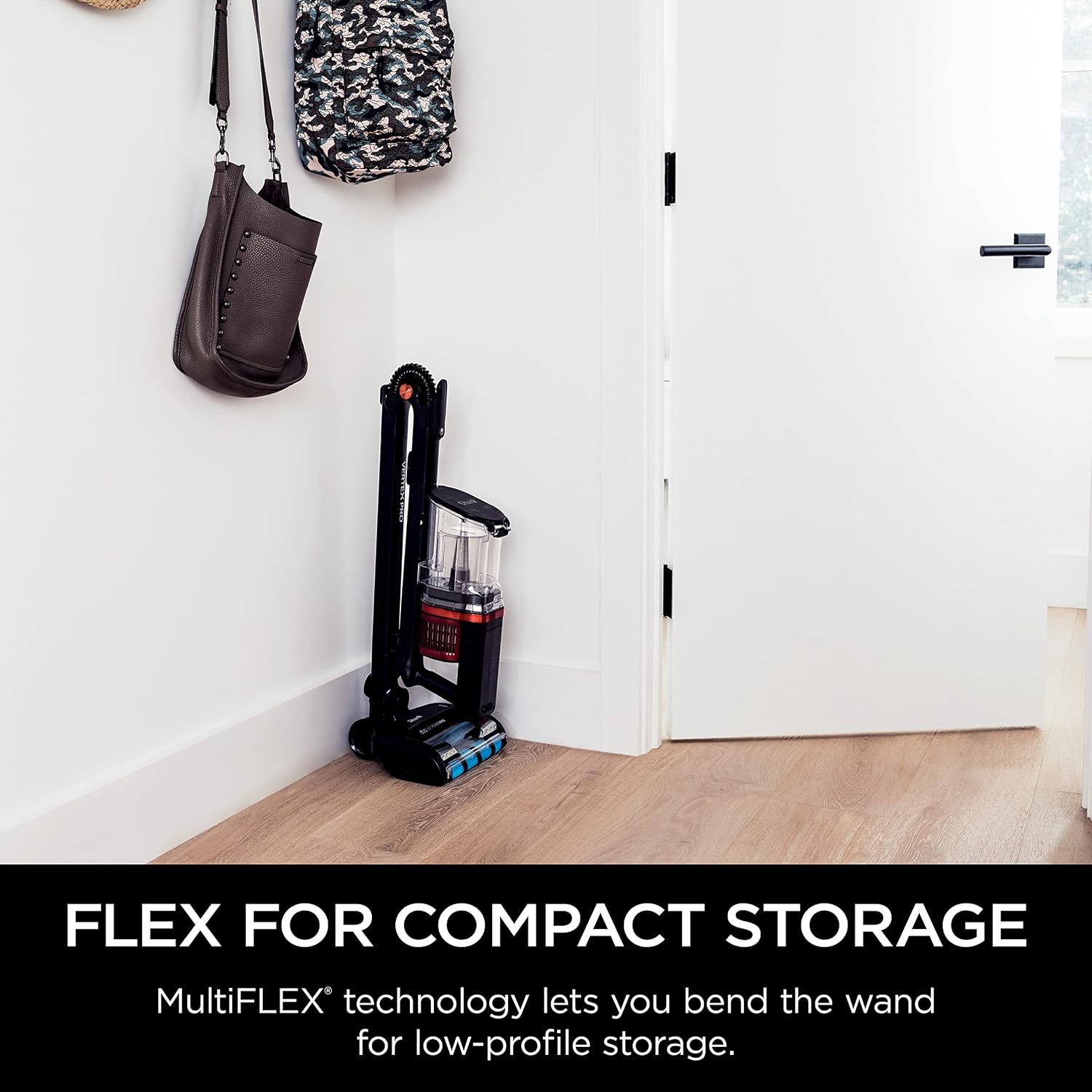 Shark Cordless Vertex Pro Lightweight Cordless Stick Vacuum with DuoClean PowerFins, HEPA Fitler, Anti-Allergen Complete Seal, LED Headlights, For Carpets & Hardfloors, Red, IZ662H