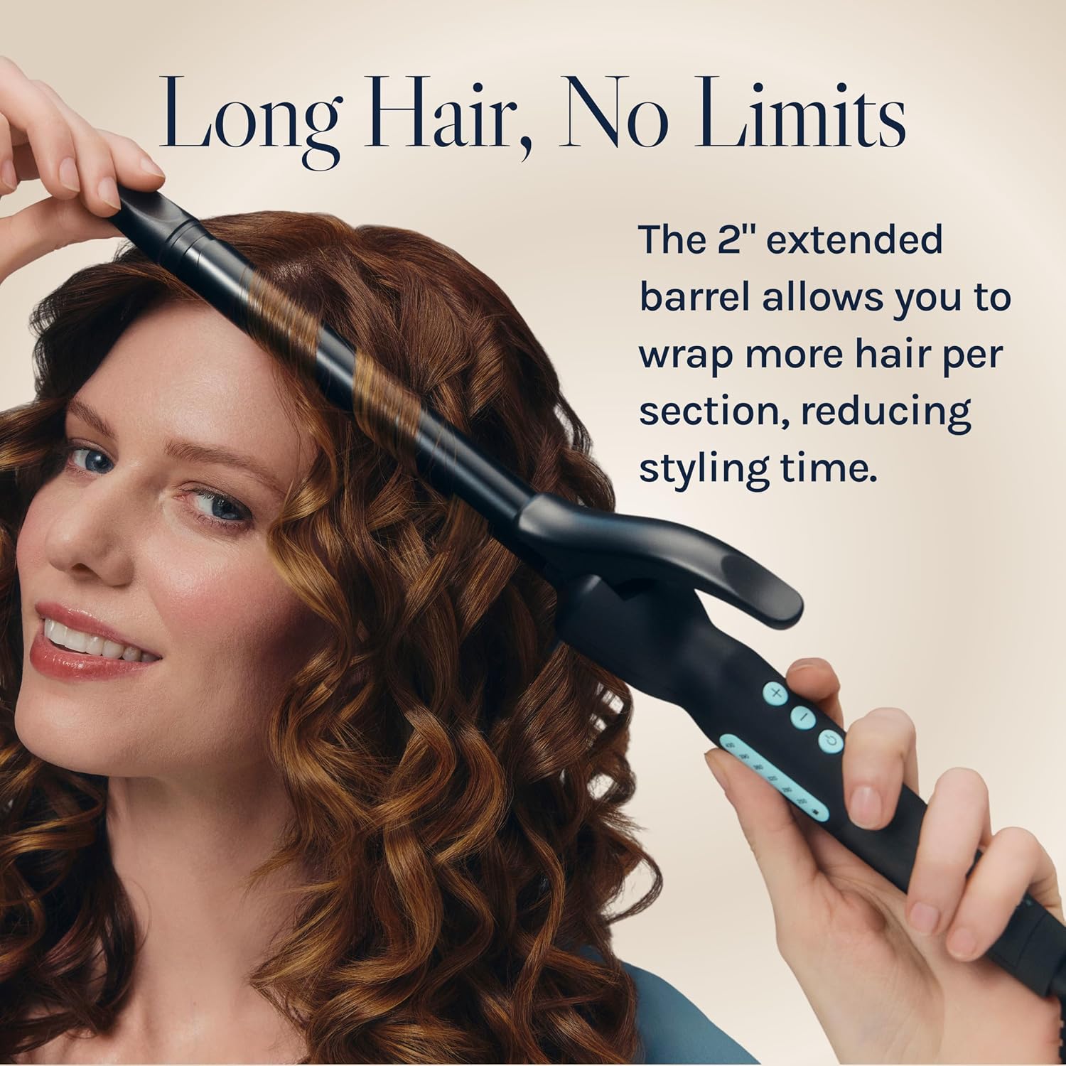 Bio Ionic Long Barrel Curling Iron with Moisture Heat Technology & NanoIonic MX Versatile Curling Wand - Multiple Barrel Sizes for Tight, Classic, Loose & Soft Curls