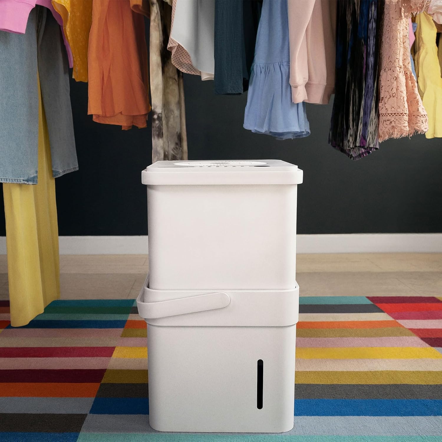Midea Cube 50 Pint Dehumidifier for Basement and Rooms at Home for up to 4,500 Sq. Ft., Built-in Pump, Drain Hose Included, Smart Control, Works with Alexa (White), ENERGY STAR Most Efficient 2022