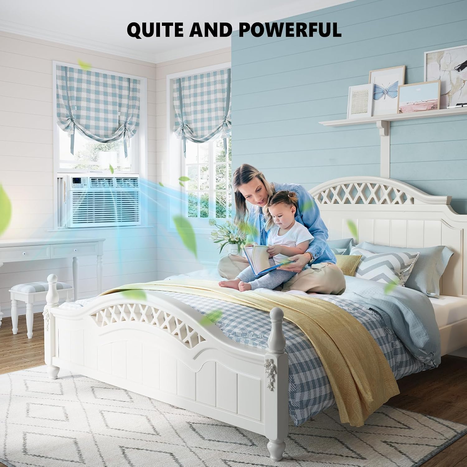 Electactic Window Air Conditioner, 12000 BTU Window AC Unit, Cooling Room 550sq.ft, Fast Cooling, 24H Timer, Dehumidifier Mo, Energy Saving, Remote Control for Living Room, Bedroom, Office
