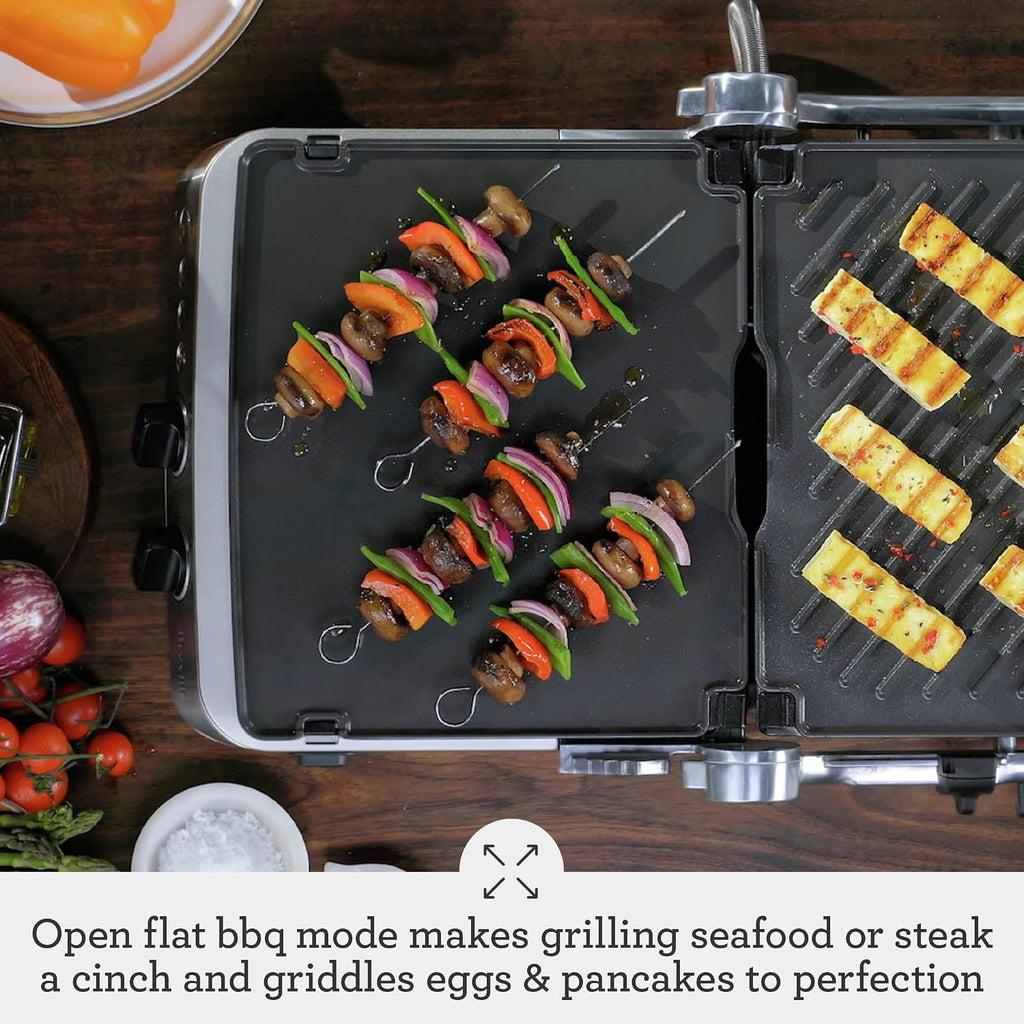Breville BGR700BSS Sear and Press Grill, Brushed Stainless Steel