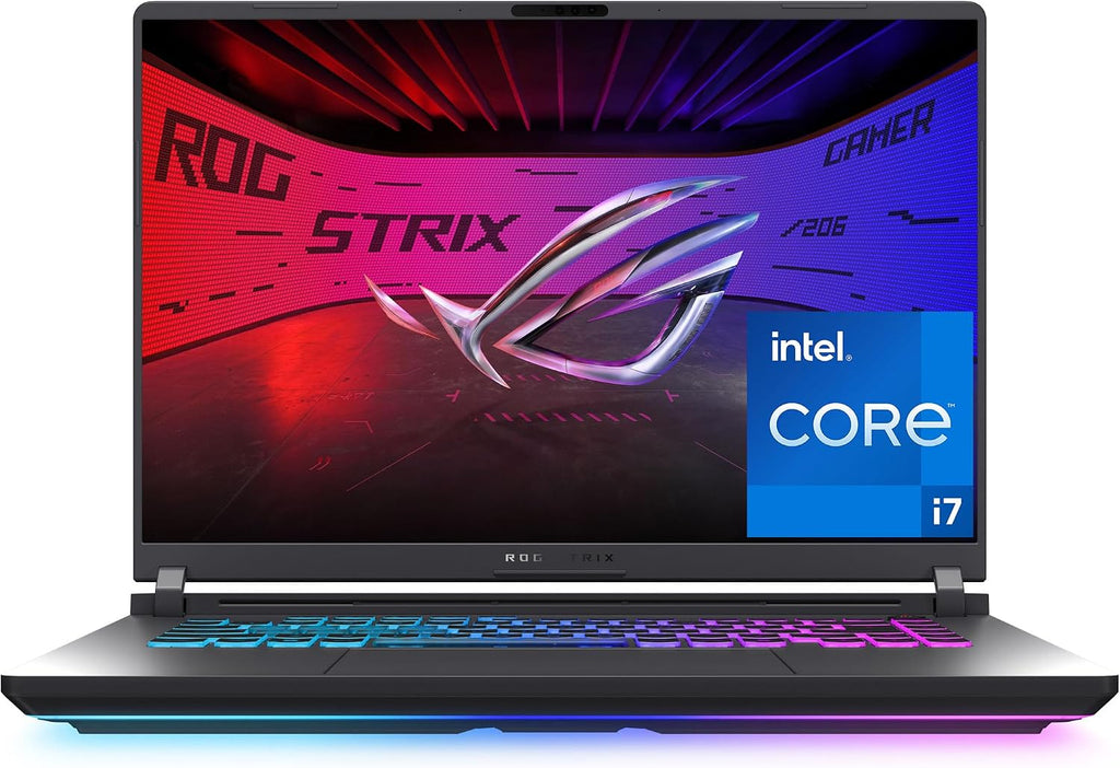 ASUS ROG Strix G16 (2025) Gaming Laptop, 16' FHD+ 16:10 165Hz/3ms Display, NVIDIA® GeForce RTX™ 5060 Laptop GPU, Intel® Core™ i7 Processor 14650HX, 16GB DDR5, 1TB Gen 4 SSD, Wi-Fi 7, Windows 11 Home