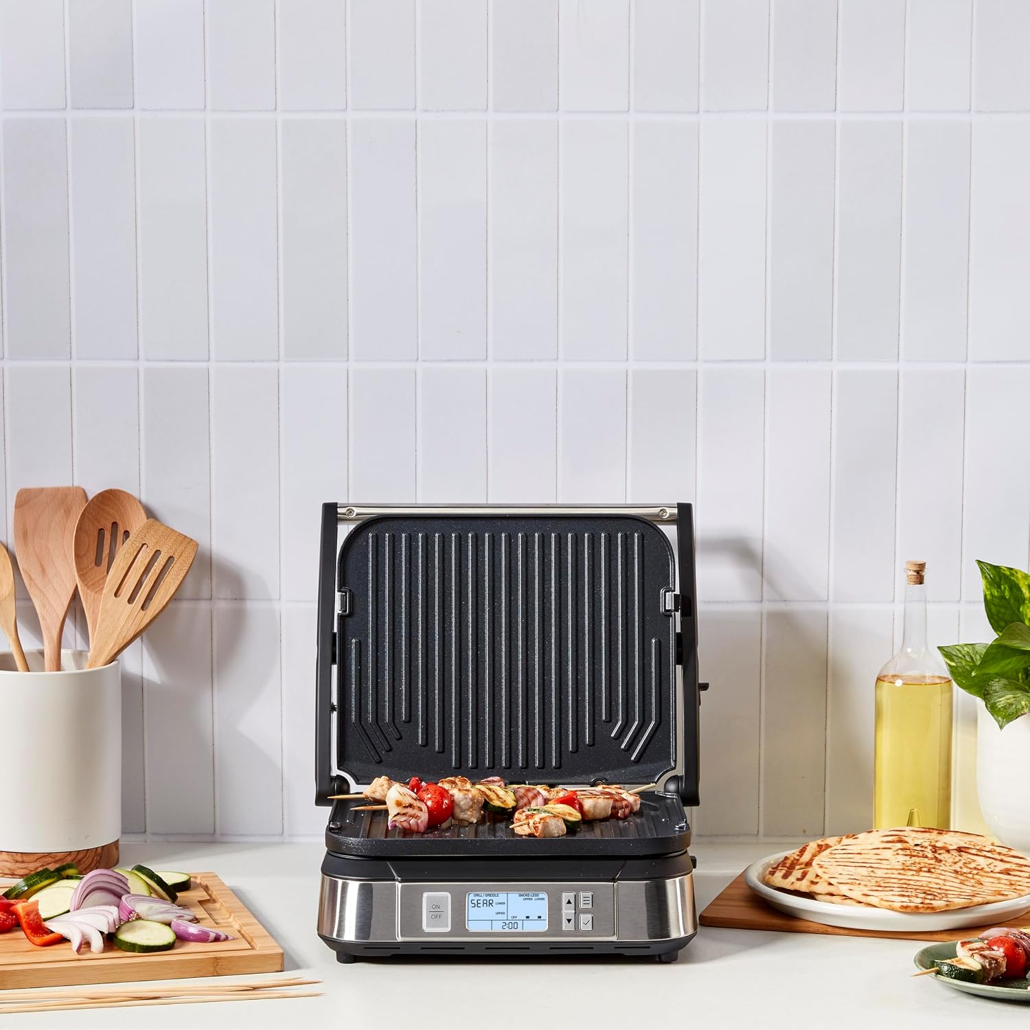 Cuisinart Griddler® with Smoke-Less Mode, GR-6SNAS