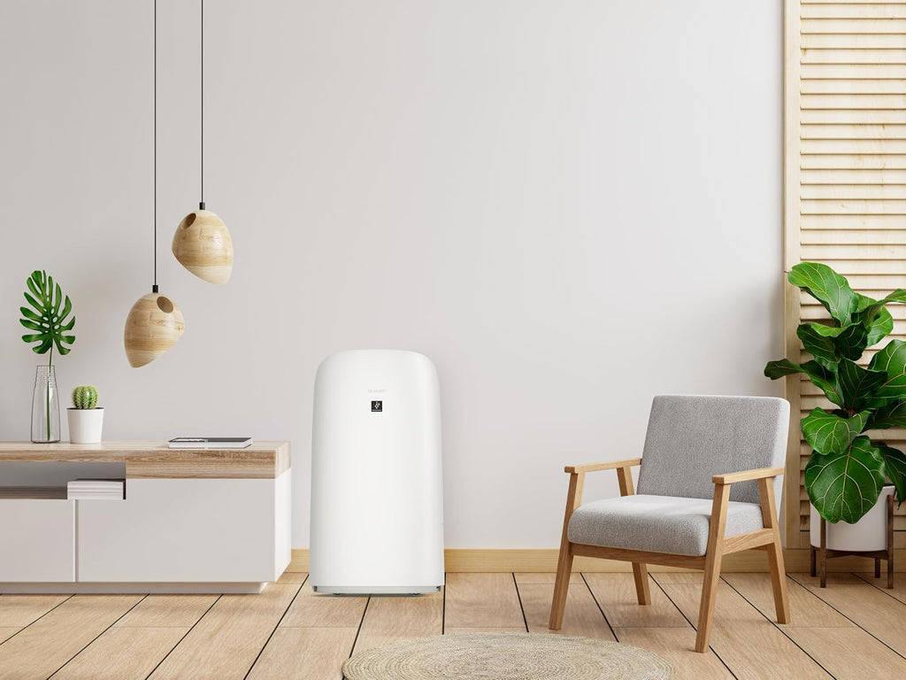 SHARP Smart Air Purifier with Humidifier Combo – Covers up to 2,603 sqft in one hour, Compatible w/Alexa & Google Asst. True HEPA Filter, for XL Rooms, Living Room, Dining Room - KCP110UW