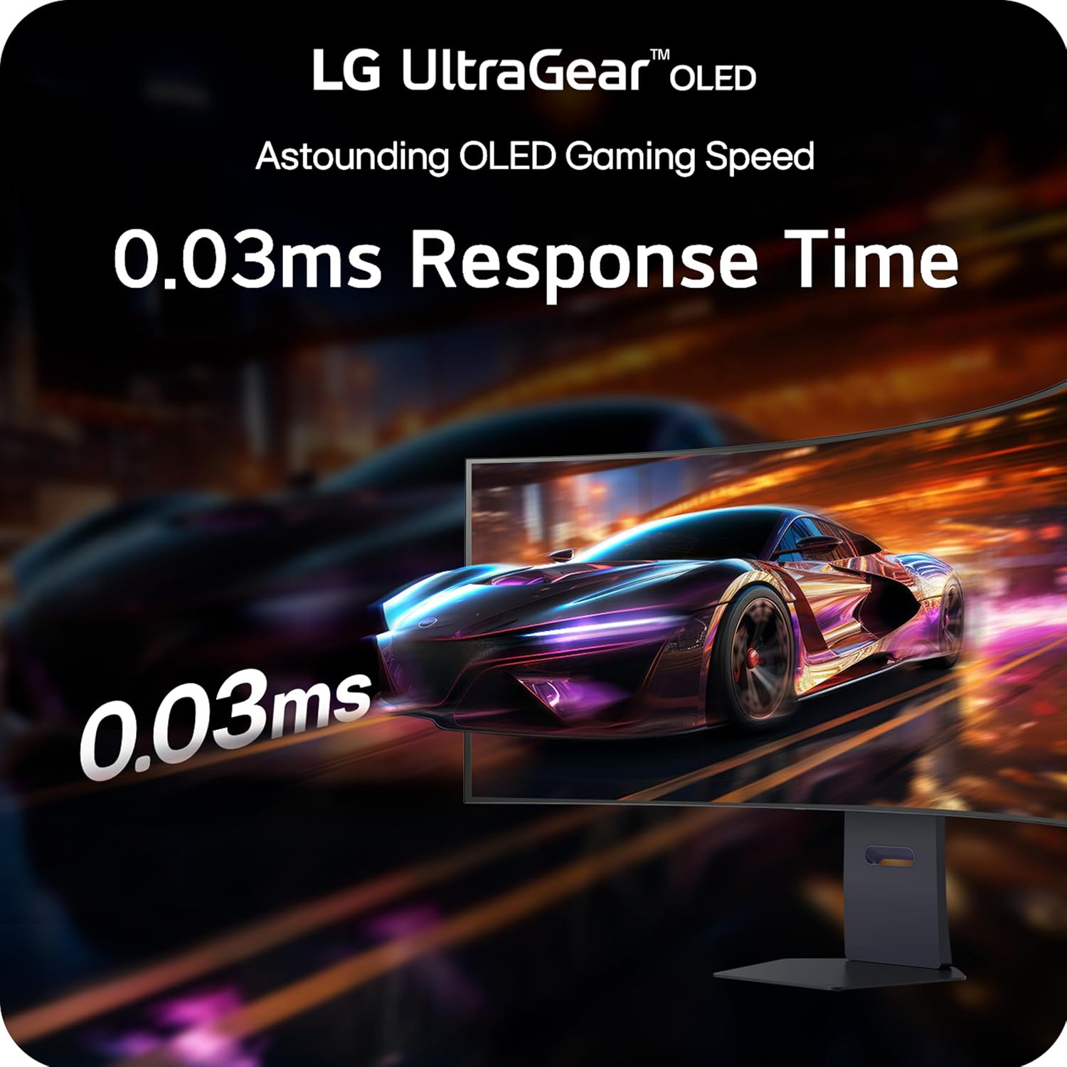 LG 45GX950A-B 45-inch Ultragear 5K2K WUHD (5120 x 2160) OLED Curved Gaming Monitor, Dual-Mode, 165Hz, 0.03ms, NVIDIA G-Sync, AMD FreeSync Premium Pro, HDR True Black 400, USB Type-C 90W, DP2.1
