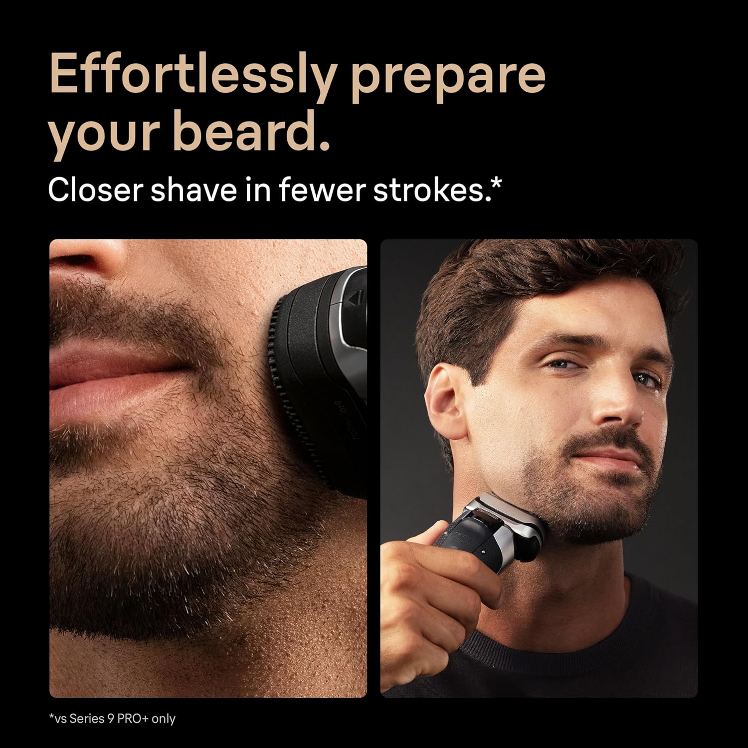 Braun Series 9 PRO+ Electric Shaver, Wet & Dry Razor, Pro SensoAdapt, 6in1 SmartCare Center, 9697CC, Silver