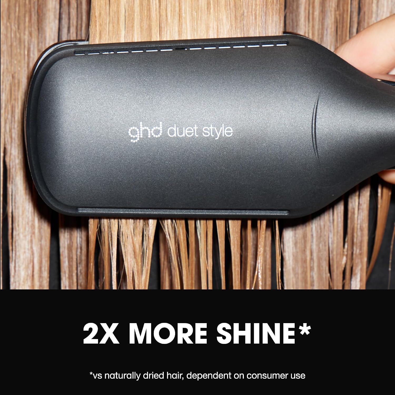 ghd Duet Style - 2-in-1 Flat Iron Hair Straightener + Hair Dryer in One Tool | Transform Hair from Wet to Styled with No Heat Damage | Blow Dry with No Fizz | 2X More Shine