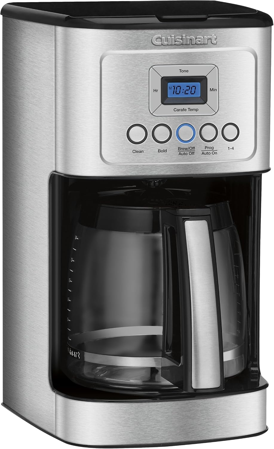 Cuisinart DBM-8 Supreme Grind Automatic Burr Mill, Stainless Steel & DCC-3200P1 Perfectemp Coffee Maker, 14 Cup Progammable with Glass Carafe, Stainless Steel
