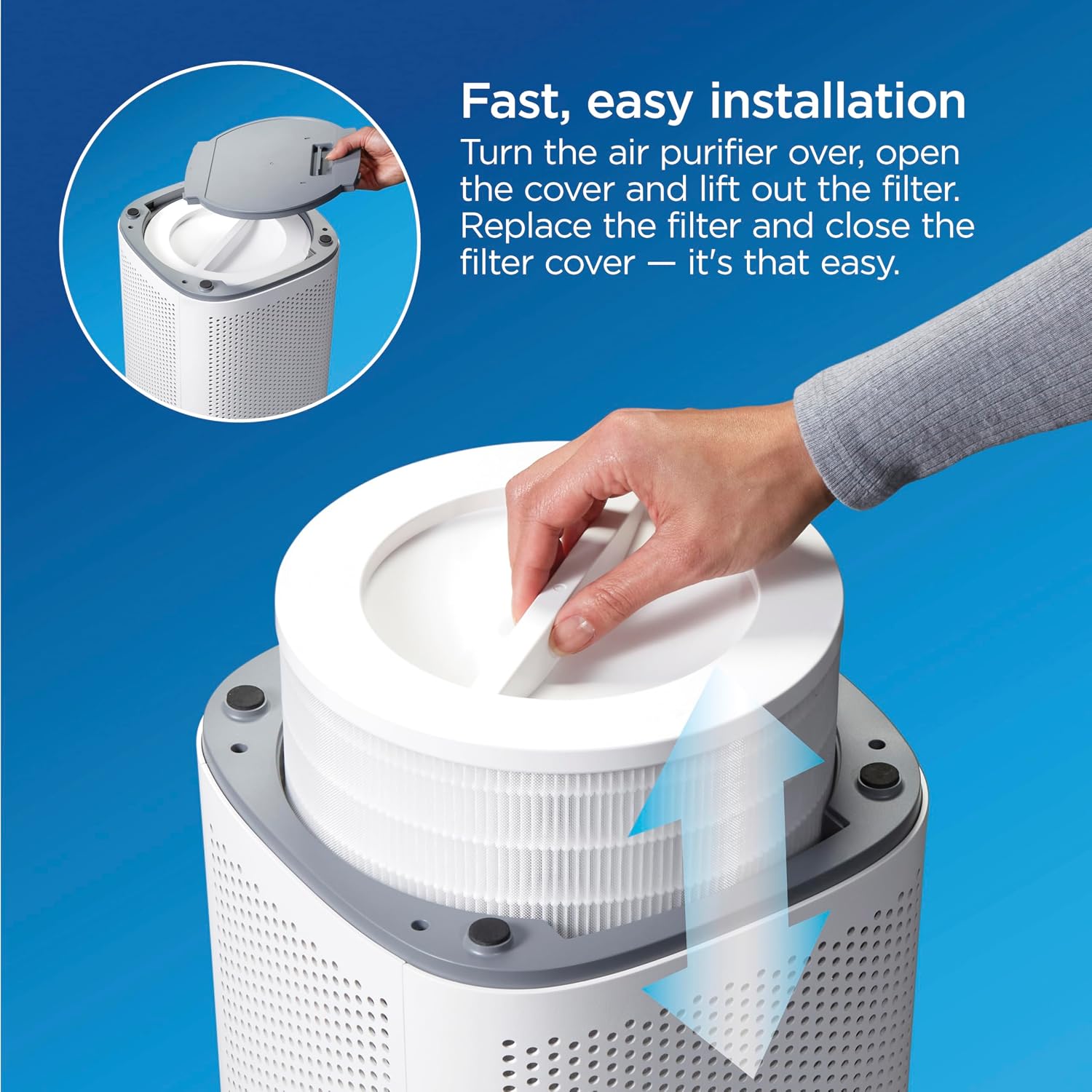 Clorox HEPA Air Purifiers for Home, True HEPA Filter, XL Rooms Up to 2,200 Sq Ft, Removes 99.9% of Mold, Viruses, Wildfire Smoke, Allergens, Pet Allergies, Dust, AUTO Mode, Whisper Quiet