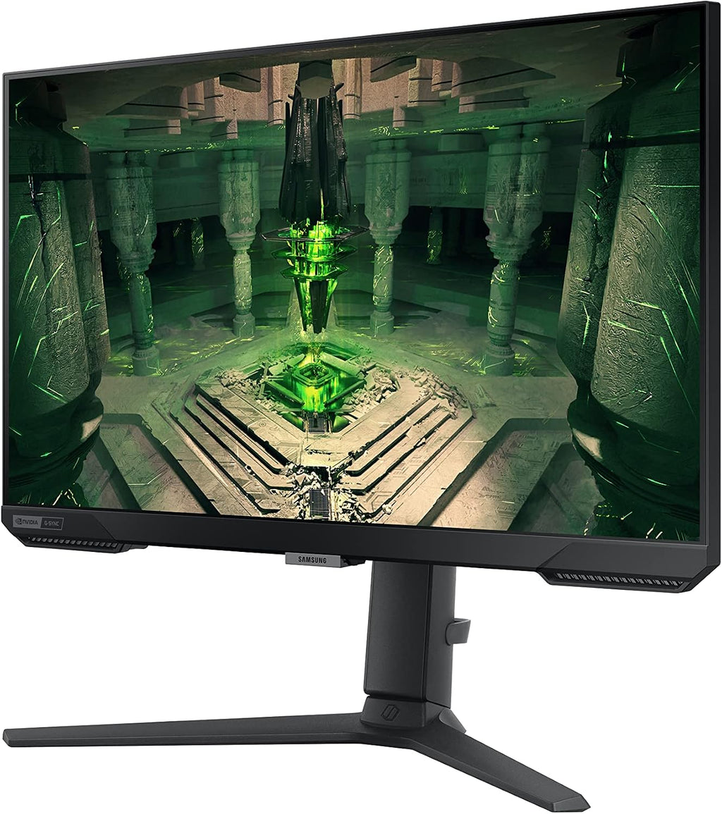 SAMSUNG 25' Odyssey G4 Series FHD Gaming Monitor, IPS, 240Hz, 1ms, G-Sync Compatible, AMD FreeSync Premium, HDR10, Ultrawide Game View, DisplayPort, HDMI, Fully Adjustable Stand, LS25BG402ENXGO