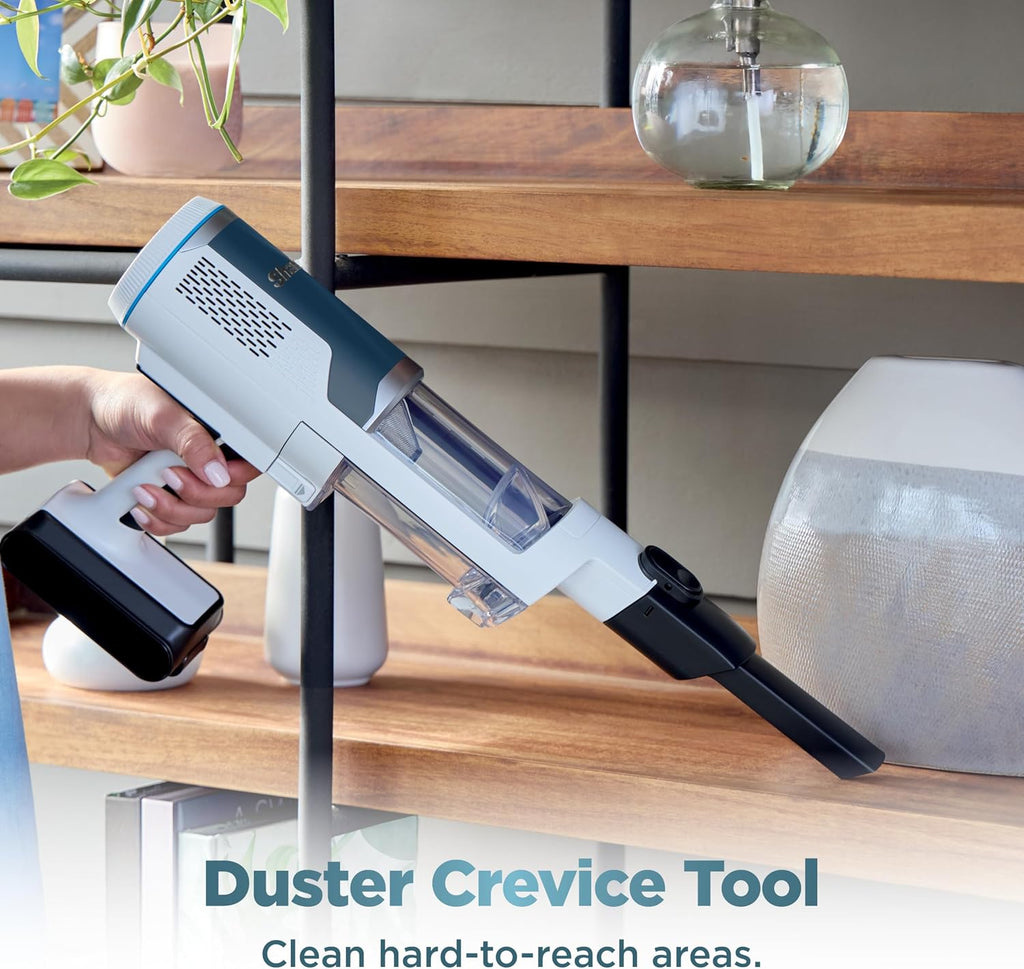 Shark Clean & Empty Cordless Stick Vacuum – Lightweight Cordless Vacuum with Auto-Empty System, HEPA Filter, Portable, Rechargeable, Exclusive Motorized Hand Tool for Pet Hair, BU3523