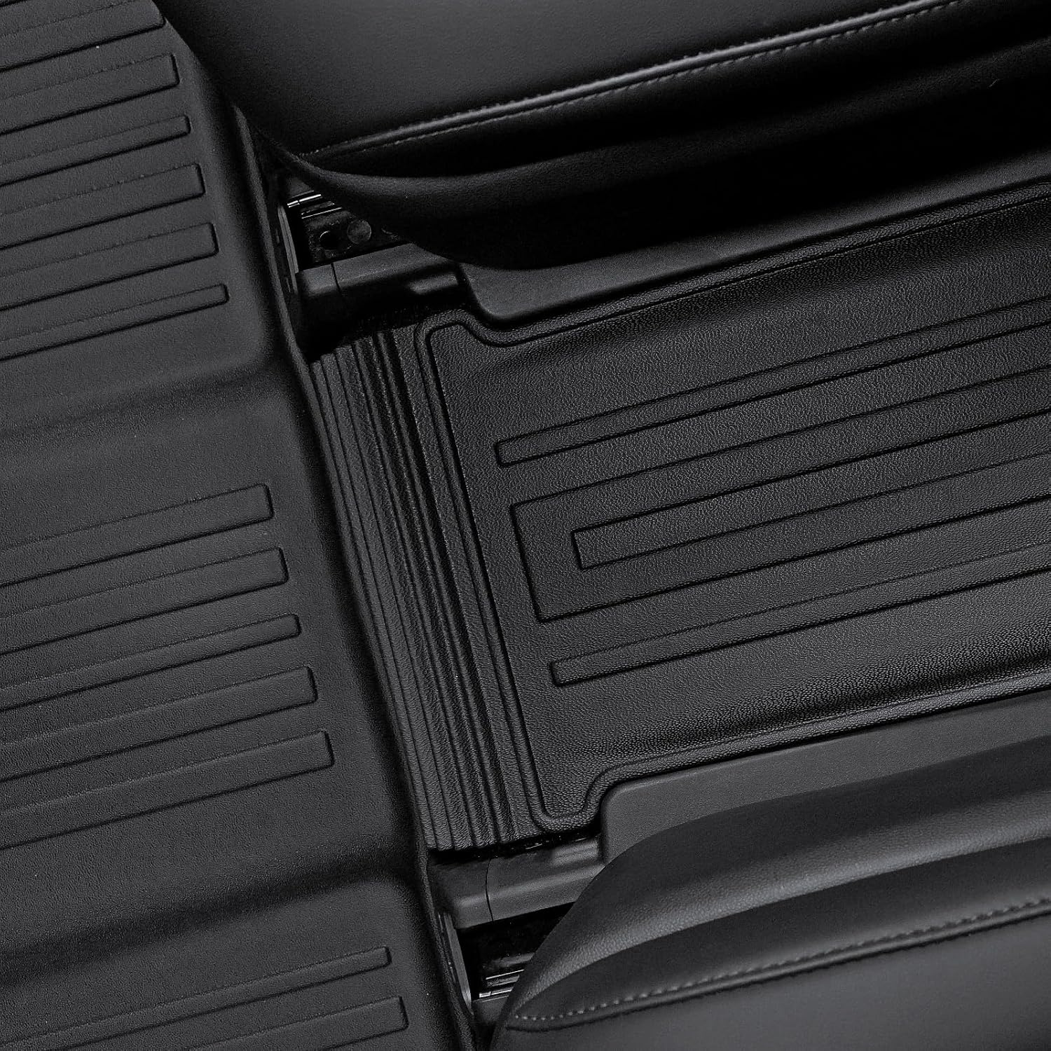 Floor Mats for 2026 Hyundai Palisade 7/8 Seat (Only Gas), All Weather TPE Black Cargo Mat with 3rd Seat Back Cover and Lower Trunk Mat for 2026 Hyundai Palisade Calligraphy Accessories