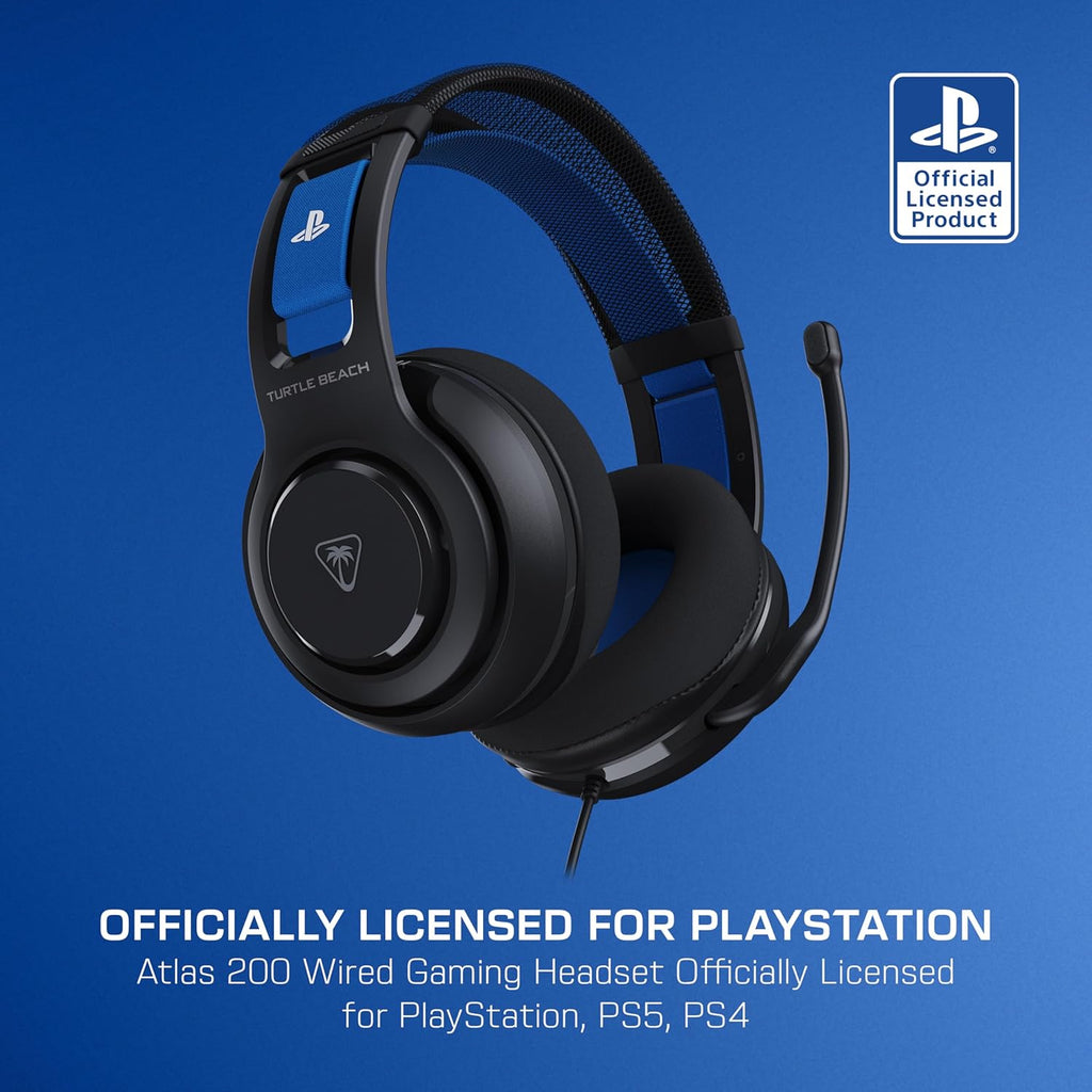 Bundle of Turtle Beach Atlas 200 Wired Gaming Headset Officially Licensed for PS5 & PS4 - Black + Victrix Pro BFG Reloaded Wireless Gaming Controller Officially Licensed for PS5, PS4, PC