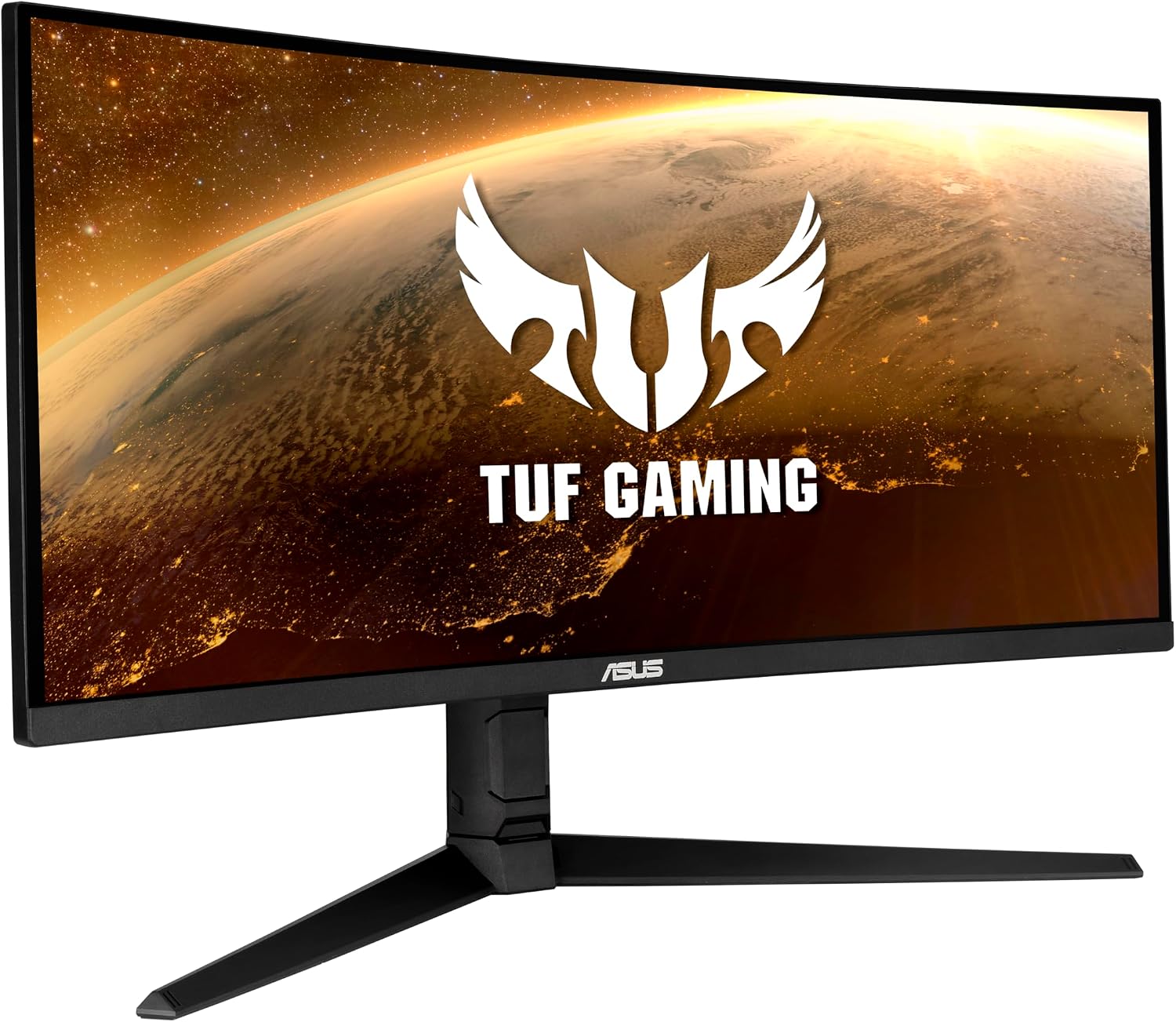 ASUS VG34VQL1B TUF 34 Inch Curved Gaming Monitor - WQHD (3440x1440), 165Hz, 1ms, Extreme Low Motion Blur, FreeSync Premium, Eye Care, Height Adjustable, DisplayHDR 400, DisplayPort, HDMI, USB
