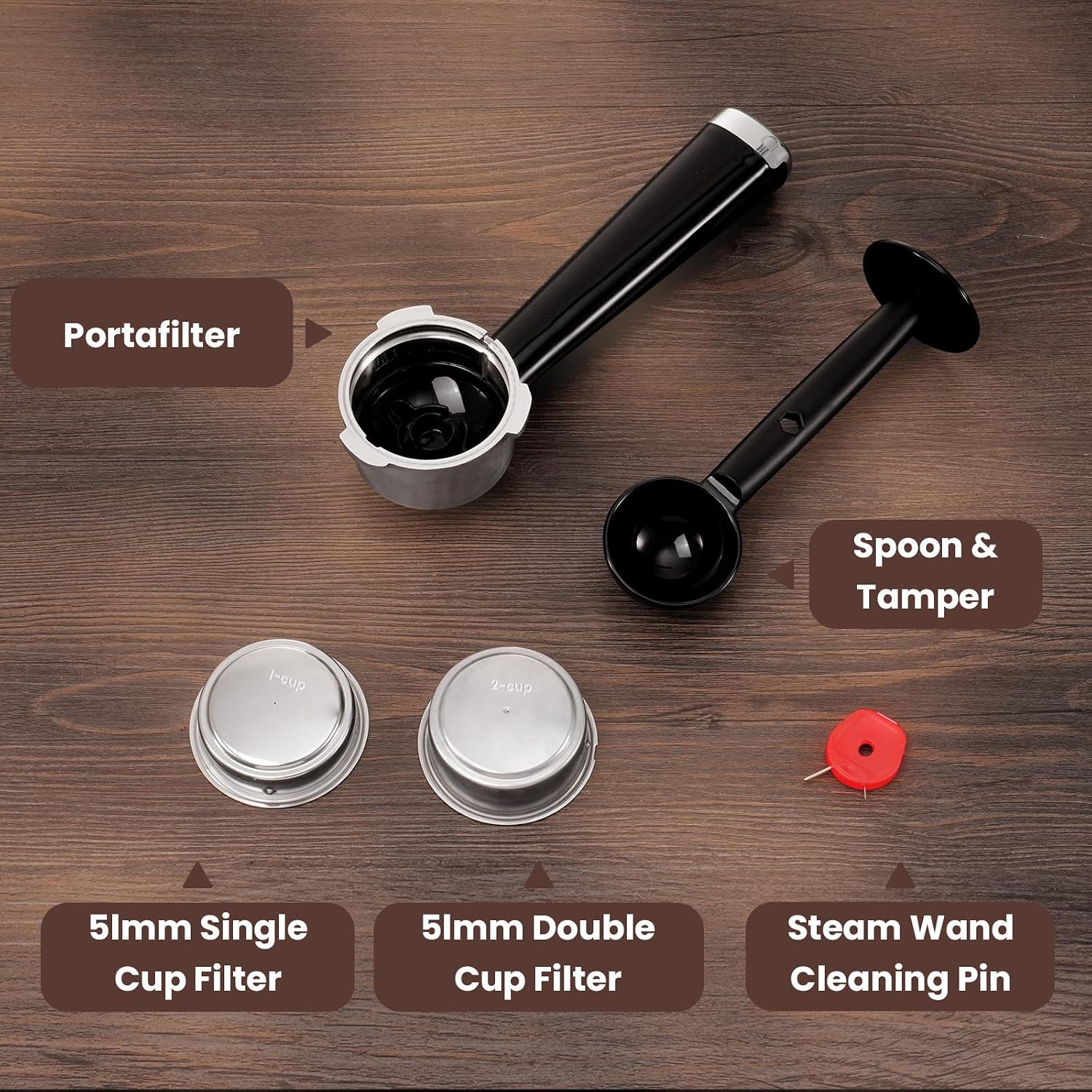 Gevi Espresso Machine with 12-Pack Household Coffee Maker Cleaner and Descaler