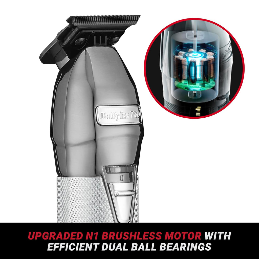 BaBylissPRO LIMITEDFX Cord/Cordless Hair Trimmer and Double Foil Hair Shaver Prepack, High-Performance Lithium-Ion Batteries for Long-Lasting Cutting