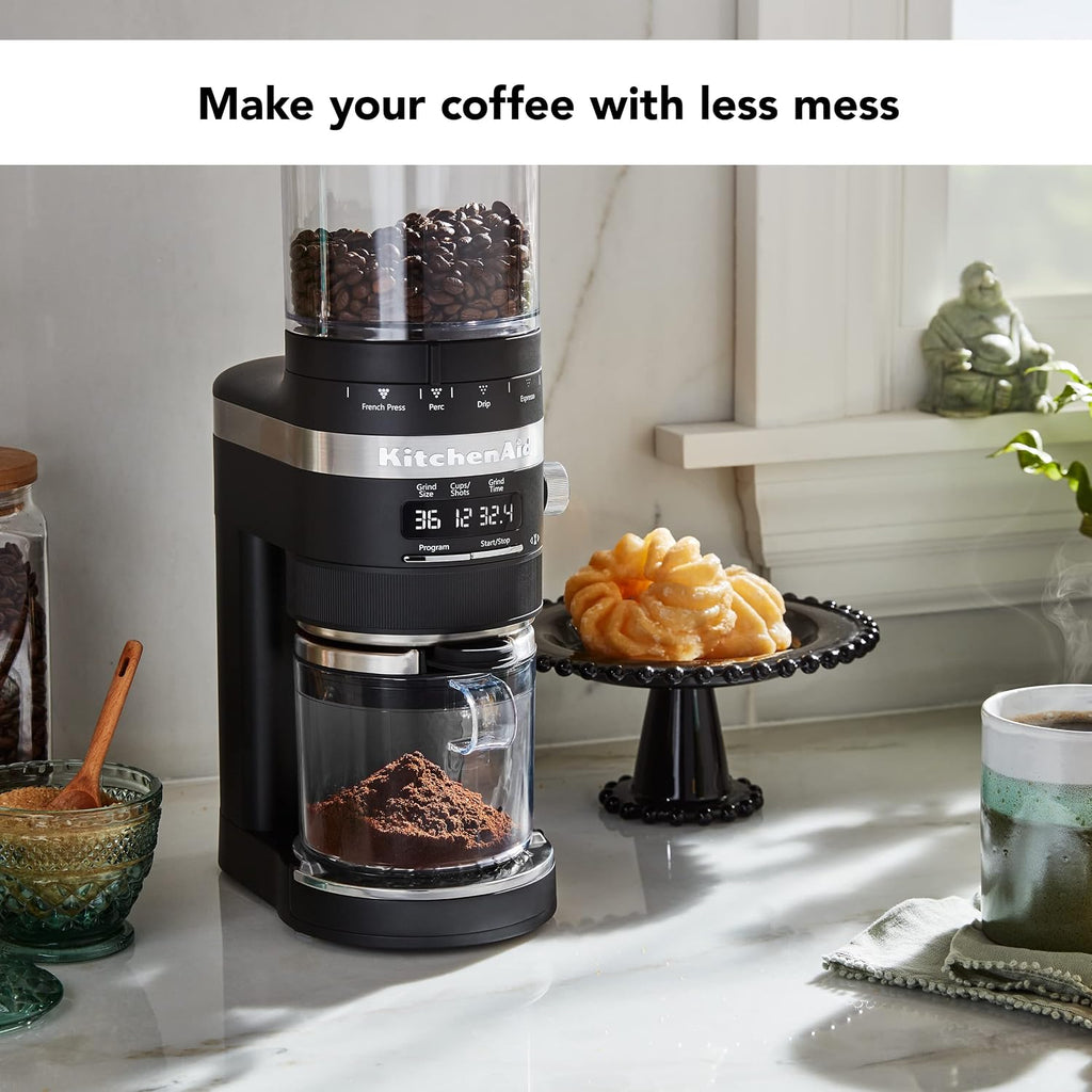 KitchenAid Burr Coffee Grinder - KCG8433 - Black Matte