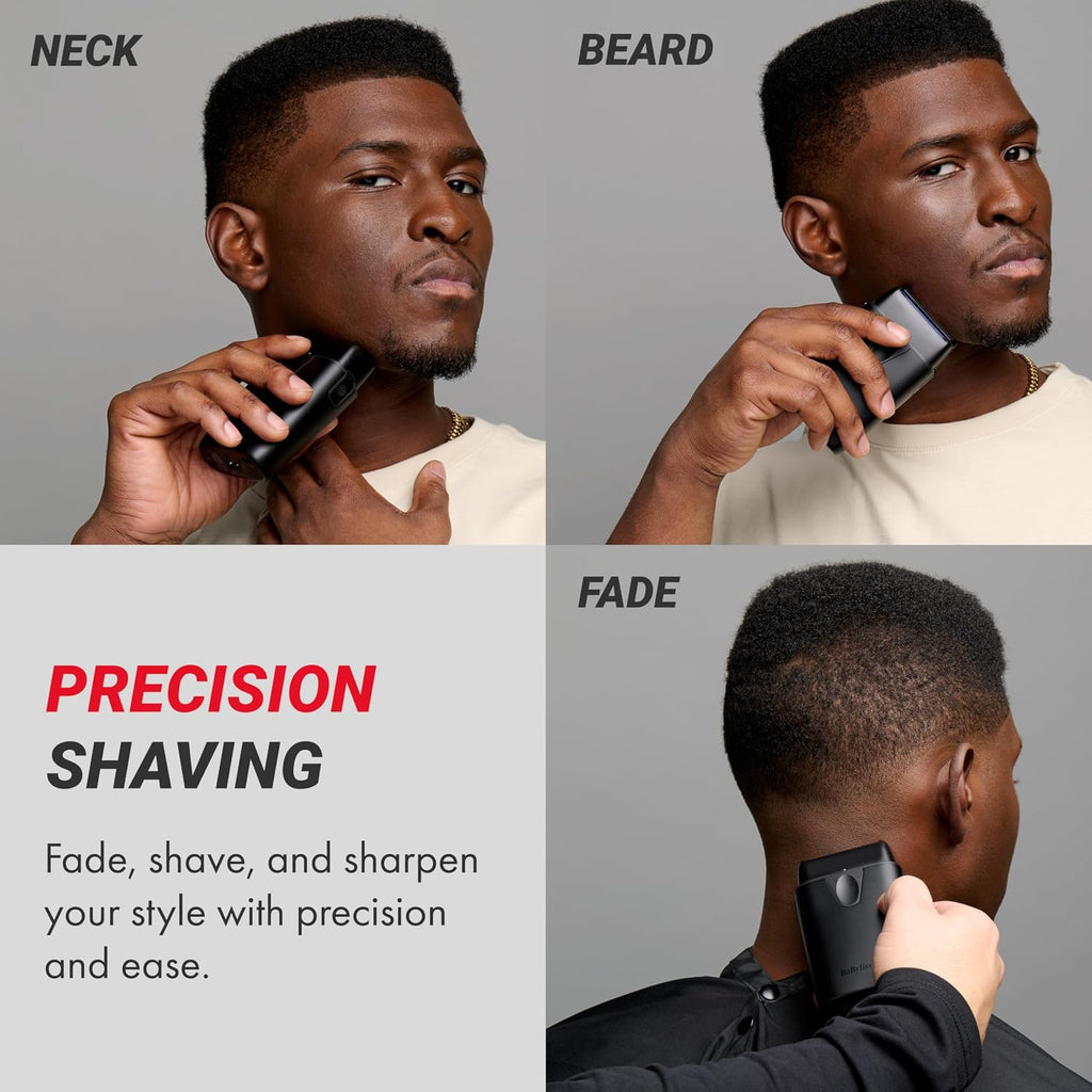 BaBylissPRO UVFOIL UV-Disinfecting Metal Double-Foil Shavers for men