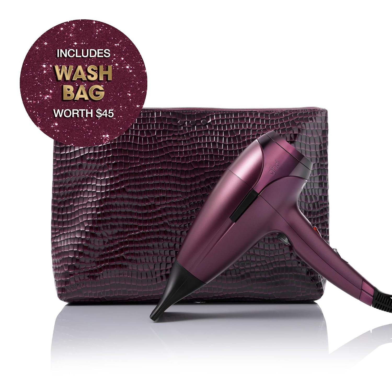 ghd Helios Hair Dryer ― 1875w Professional Blow Dryer, Longer Life + Brushless Motor Lightweight Hair Dryer for Salon-Worthy Blowout