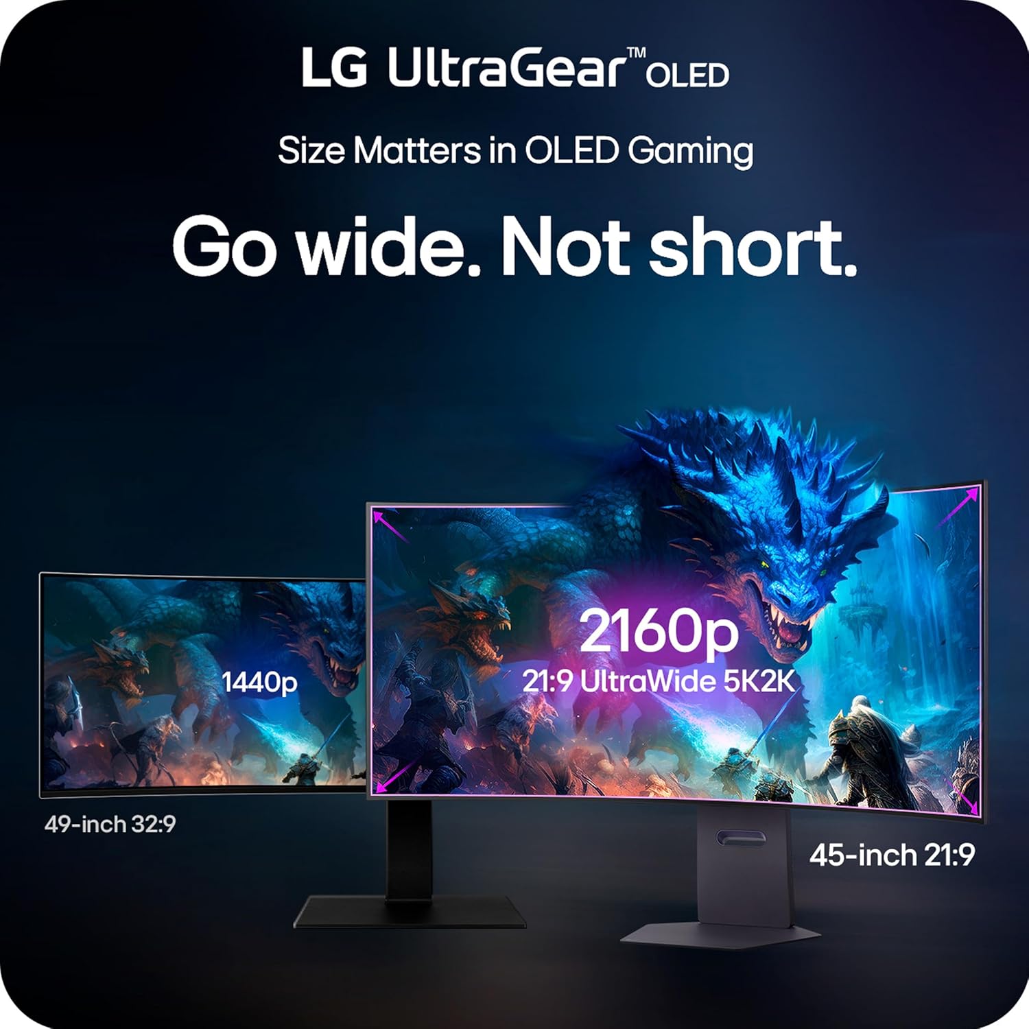 LG 45GX950A-B 45-inch Ultragear 5K2K WUHD (5120 x 2160) OLED Curved Gaming Monitor, Dual-Mode, 165Hz, 0.03ms, NVIDIA G-Sync, AMD FreeSync Premium Pro, HDR True Black 400, USB Type-C 90W, DP2.1