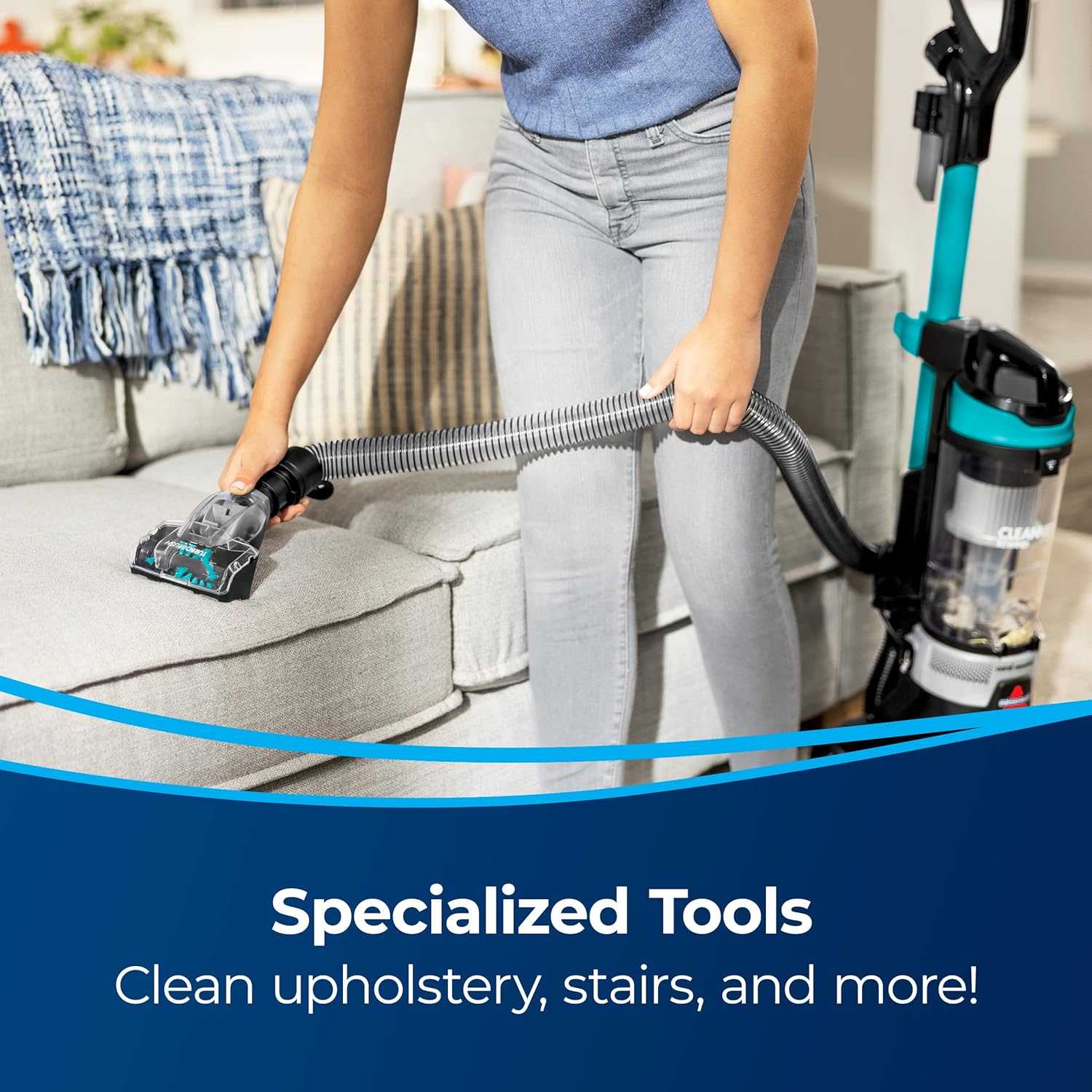Bissell CleanView Rewind Pet Bagless Vacuum with Automatic Cord Rewind, Active Extension Wand for Hard-to-Reach Areas, Powerful Suction & Multi-Surface Cleaning, 3534