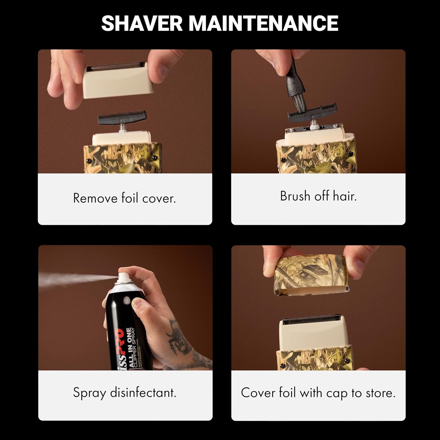 BaBylissPRO High-Performance Compact LO-PROFX Shavers for Men