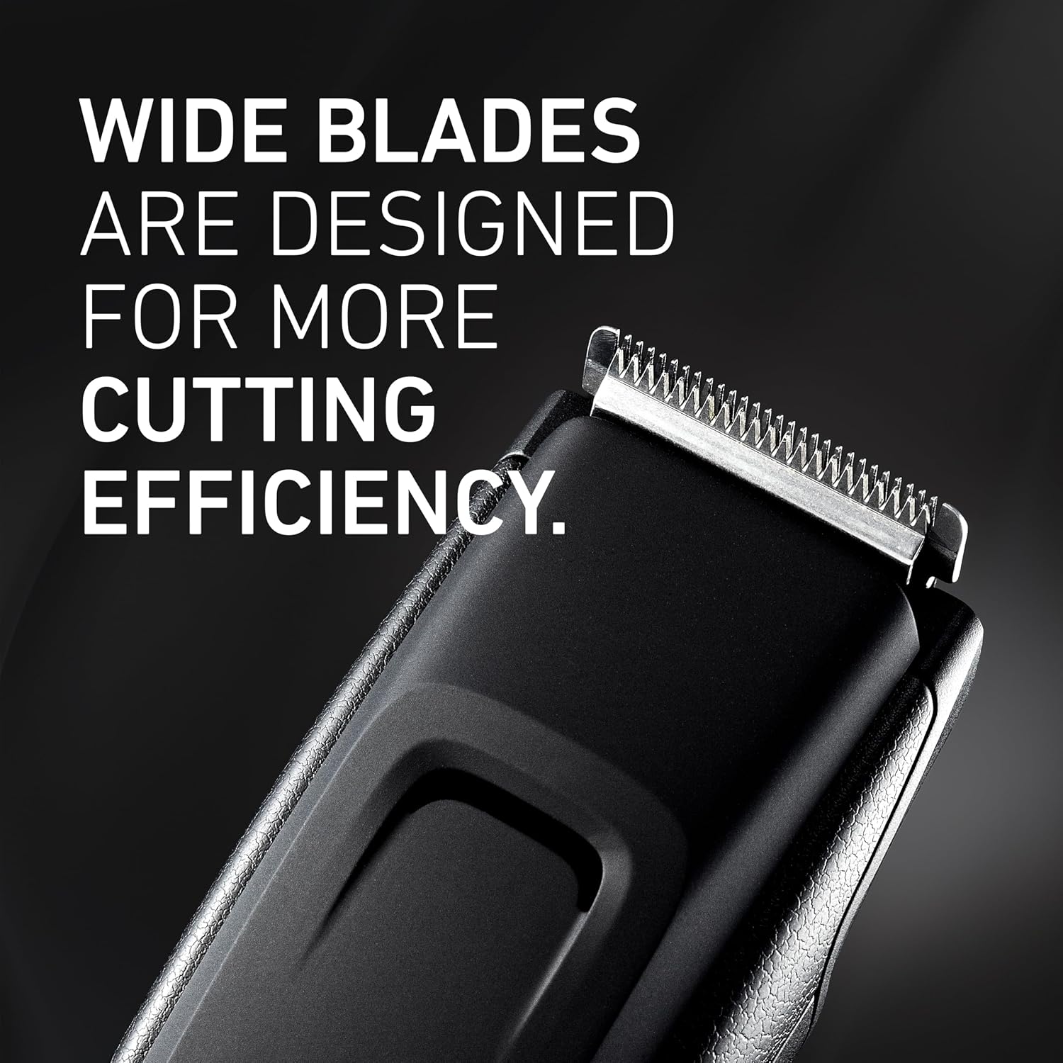 Panasonic Long Beard Trimmer for Men, 58 Length Settings and 4 Attachments to Cut and Detail, Corded or Cordless Beard Trimmer for Men – ER-GB96-K (Black)