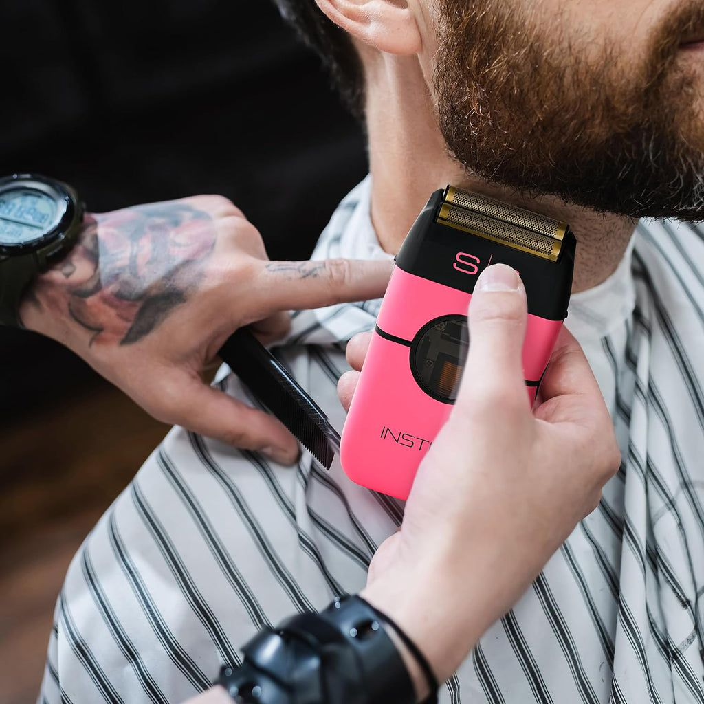 StyleCraft Instinct Metal Cordless Double Foil Shaver with IN2 Vector Motor Intuitive Torque Control, USB-C Rechargeable