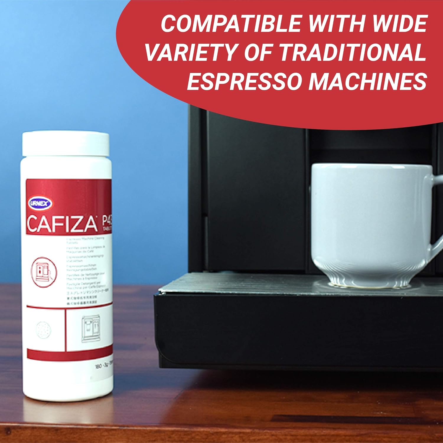 Urnex Cafiza Espresso Machine Descaler & Cleaner — 20oz Bottle (Case of 12)