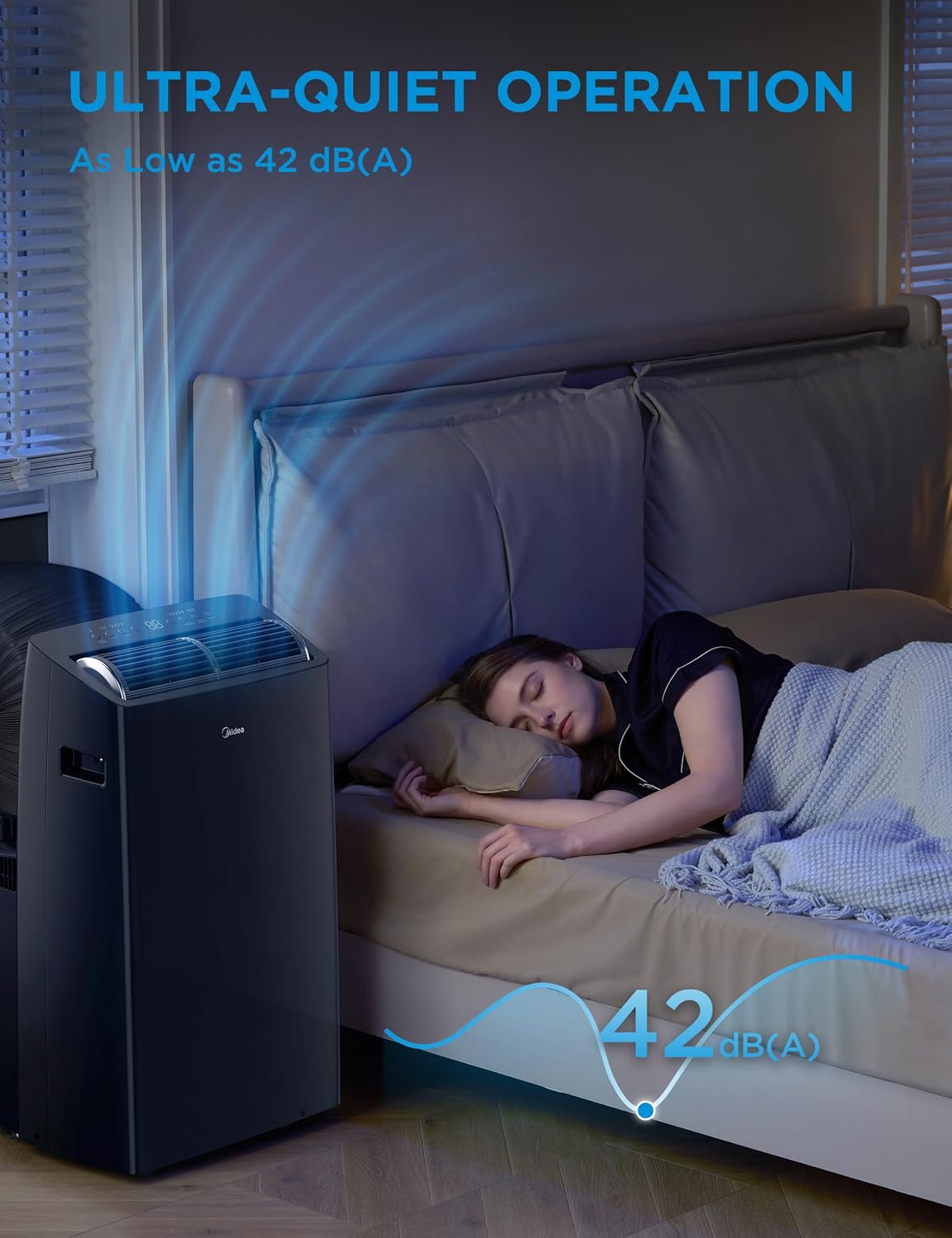Midea Duo 12,000 BTU (10,000 BTU SACC) High Efficiency Inverter, Ultra Quiet Portable Air Conditioner, Cools up to 450 Sq. Ft., Compatible with Alexa/Google Assistant, Includes Remote, 2026 NEW