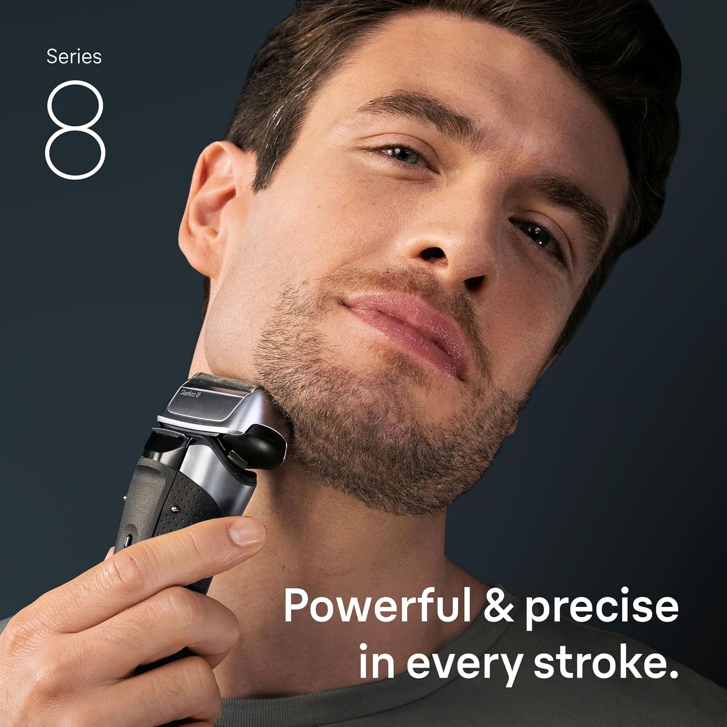Braun Series 8 8567cc Electric Razor for Men, 4+1 Shaving Elements & Precision Long Hair Trimmer, 5in1 SmartCare Center, Close & Gentle Even on Dense Beards, Wet & Dry Electric Razor, 60min Runtime