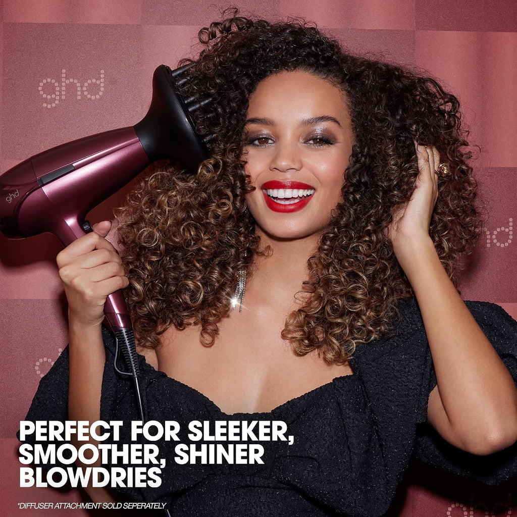 ghd Helios Hair Dryer ― 1875w Professional Blow Dryer, Longer Life + Brushless Motor Lightweight Hair Dryer for Salon-Worthy Blowout