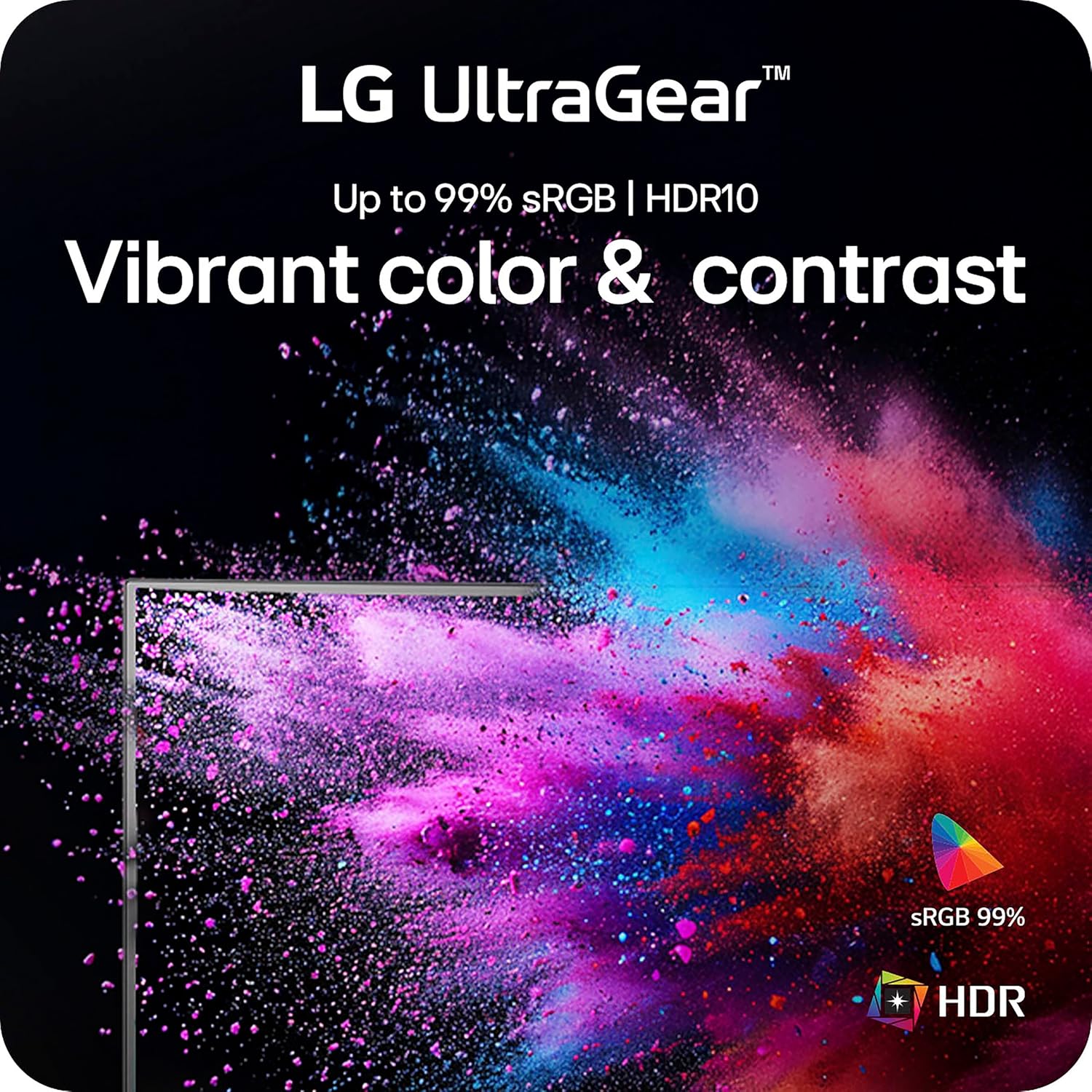 LG 27GS60QC-B Ultragear 27-inch Curved Gaming Monitor QHD (2560x1440) 180Hz 1ms 1000R AMD FreeSync HDR10 HDMIx2 DisplayPort Borderless Design Black Stabilizer DAS Crosshair FPS Counter - Black
