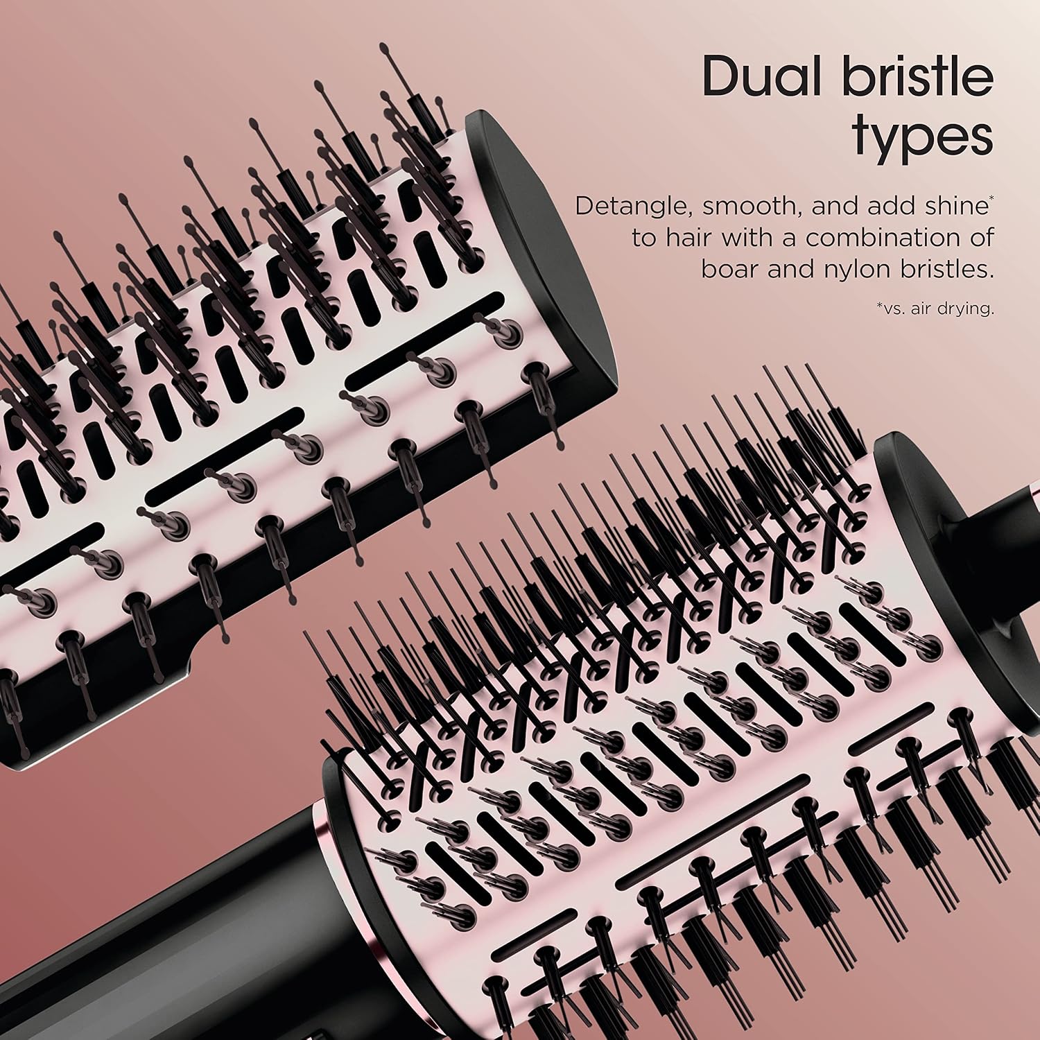 Shark Hair Dryer | FlexStyle Hair Styling System | Portable & Powerful Blow Dryer Brush | Hair Curler & Volumizer | 6 Styling Tools Included | Best for All Hair Types | Black | HD440BK