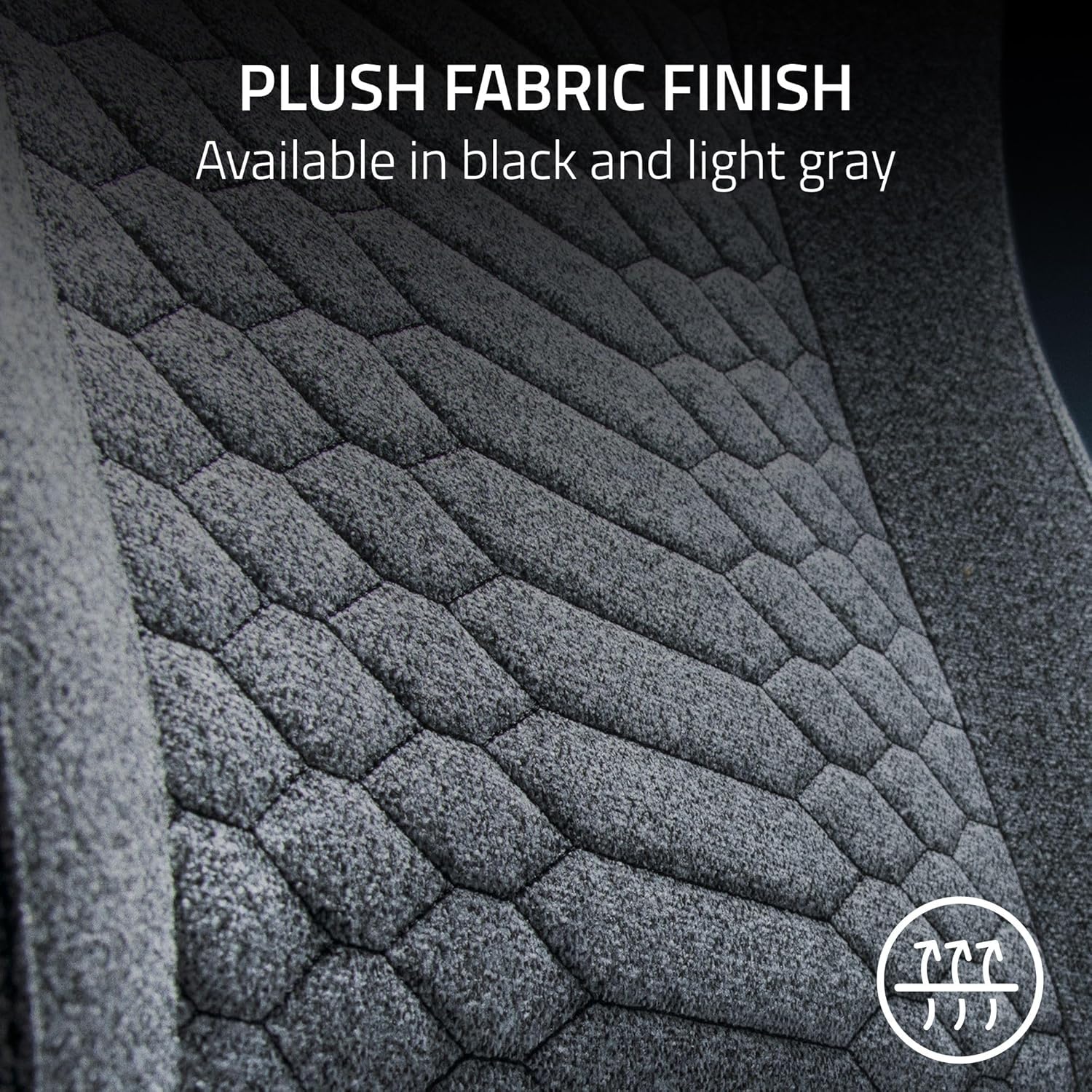 Razer Iskur V2 X Ergonomic Gaming Chair: Built-in Lumbar Support - Widened Seat - High Density Foam Cushions - Adjustable 152 Degree Recline - 2D Armrests - Plush Fabric Finish - Light Gray Edition