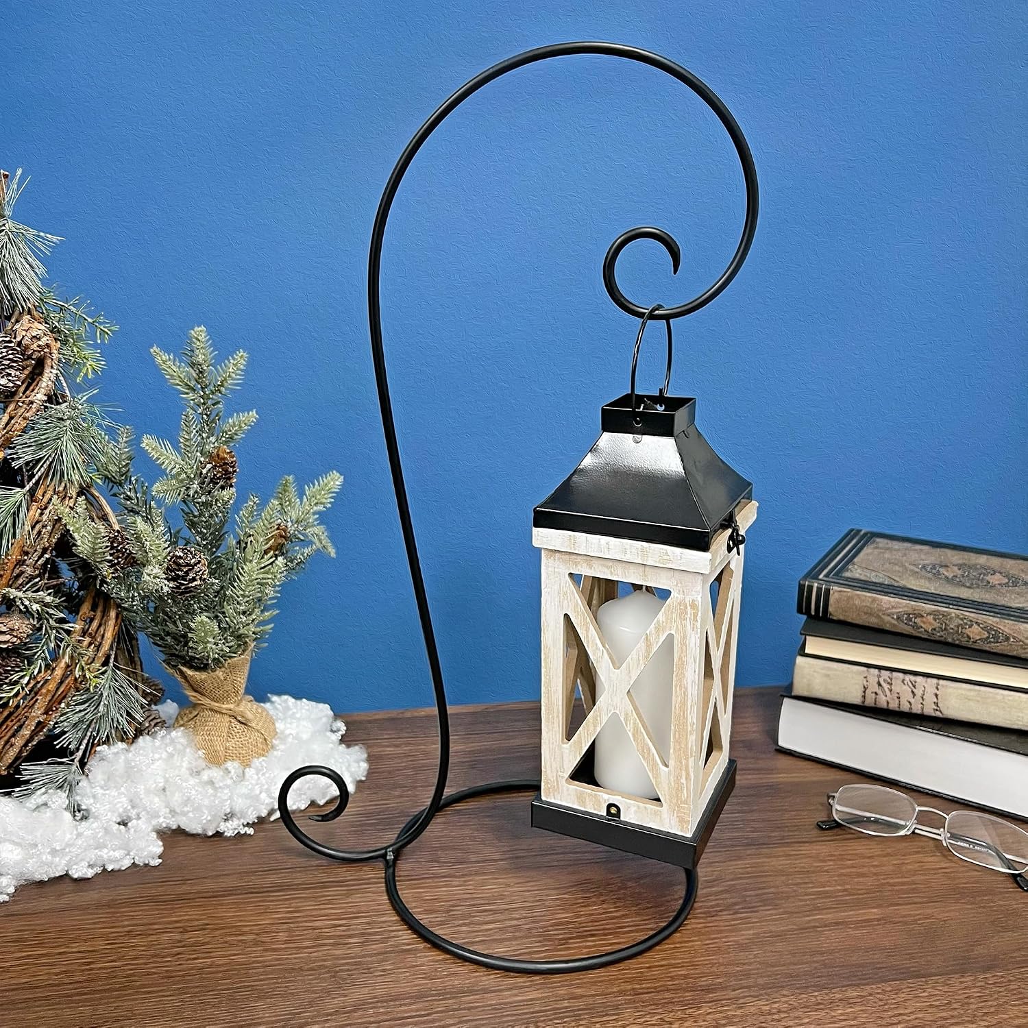 Bard's Wrought Iron Black Ornament Stand, 18' H x 7.5' W x 10.25' D, Pack of 10