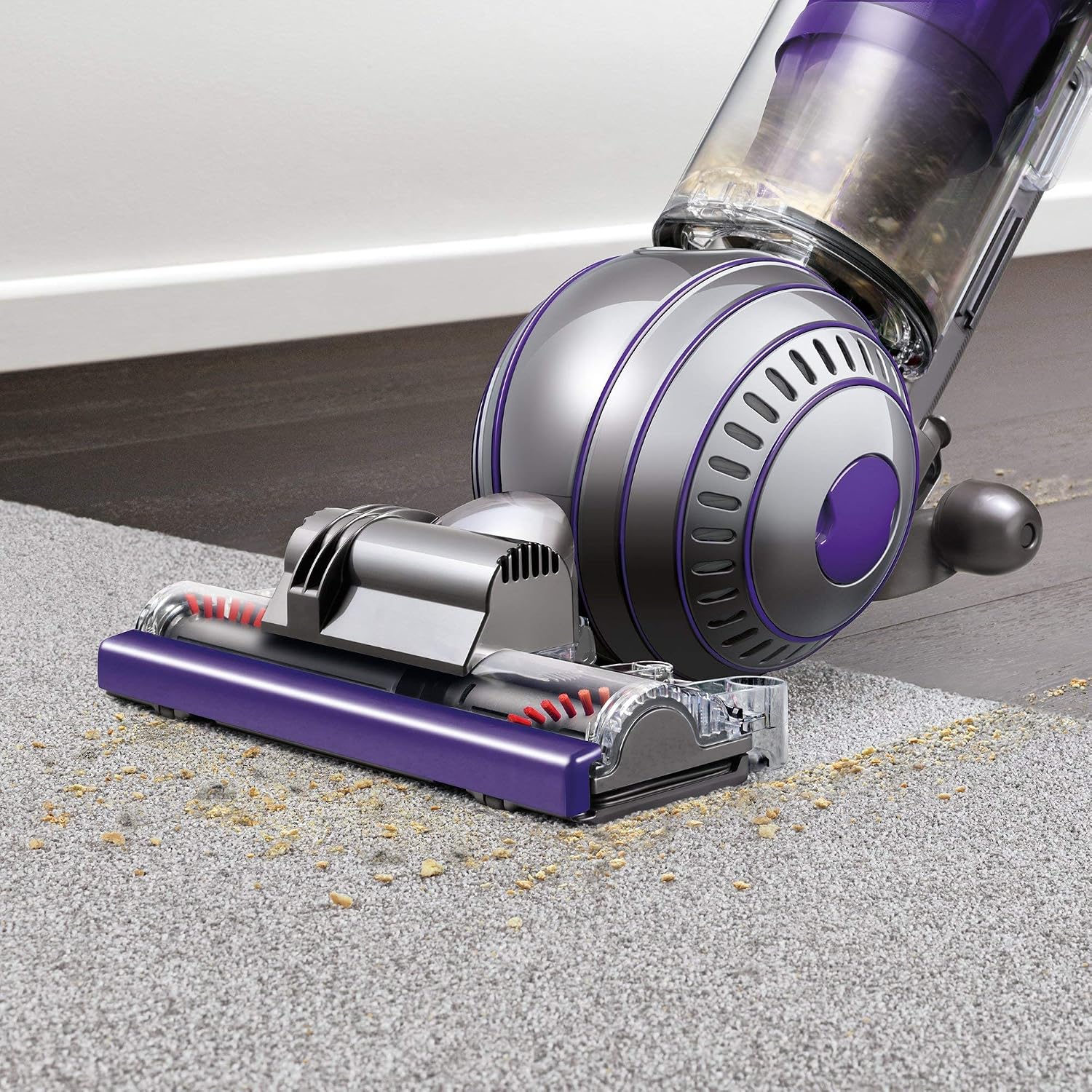 Dyson Ball Animal 2 Upright Vacuum, Iron/Purple (Renewed)