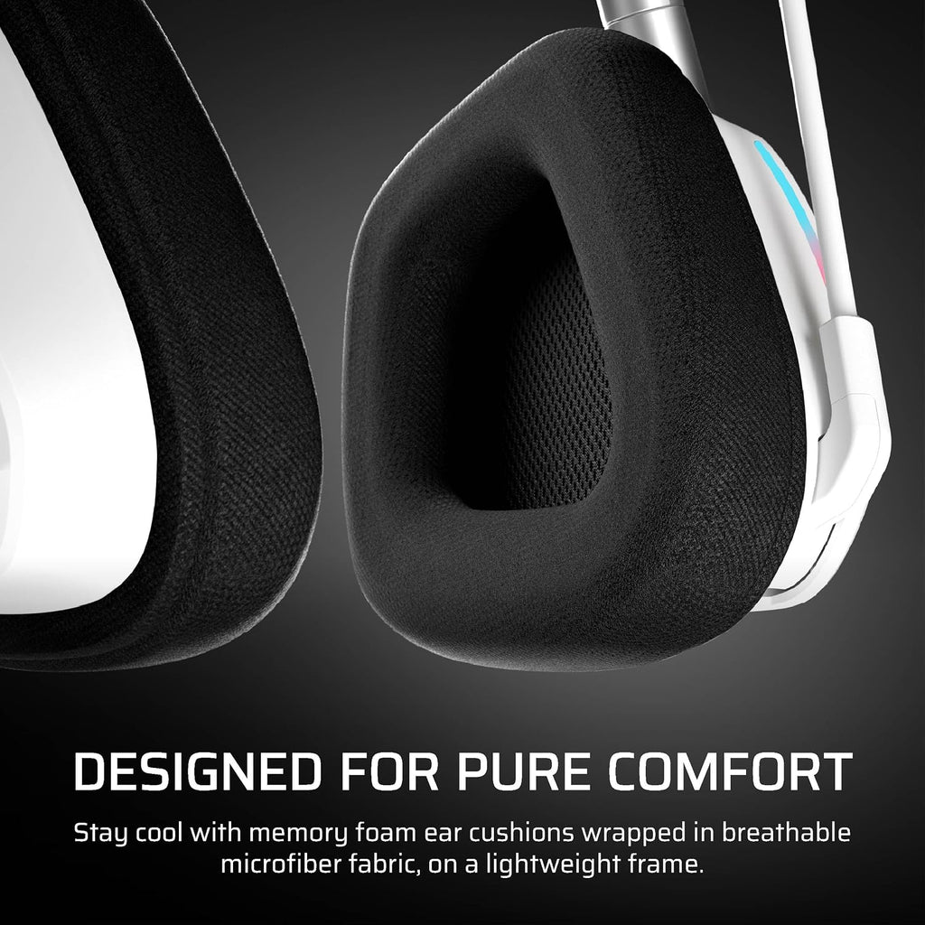 Corsair Void v2 Wireless Gaming Headset with Bluetooth for PC, PS5, PS4, Switch & Mobile – Dolby Atmos, Dual Wireless Multiplatform, Long Battery Life, Fast Charging – Dual Tone