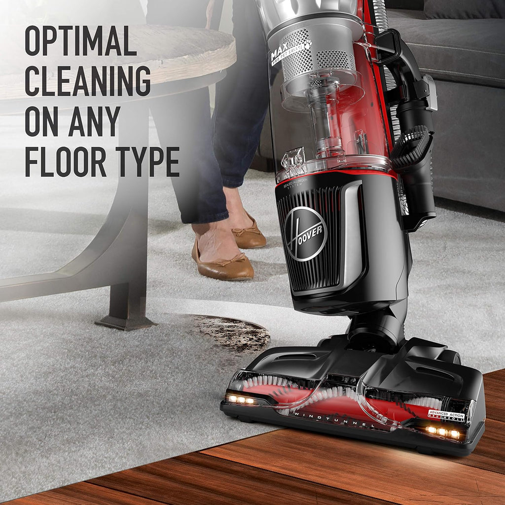 Hoover MaxLife Pro Pet Swivel Vacuum Cleaner, Bagless Upright Vac, HEPA Media Filtration, for Carpet and Hard Floors, WindTunnel Technology, Corded Vacuum Cleaners for Home Use