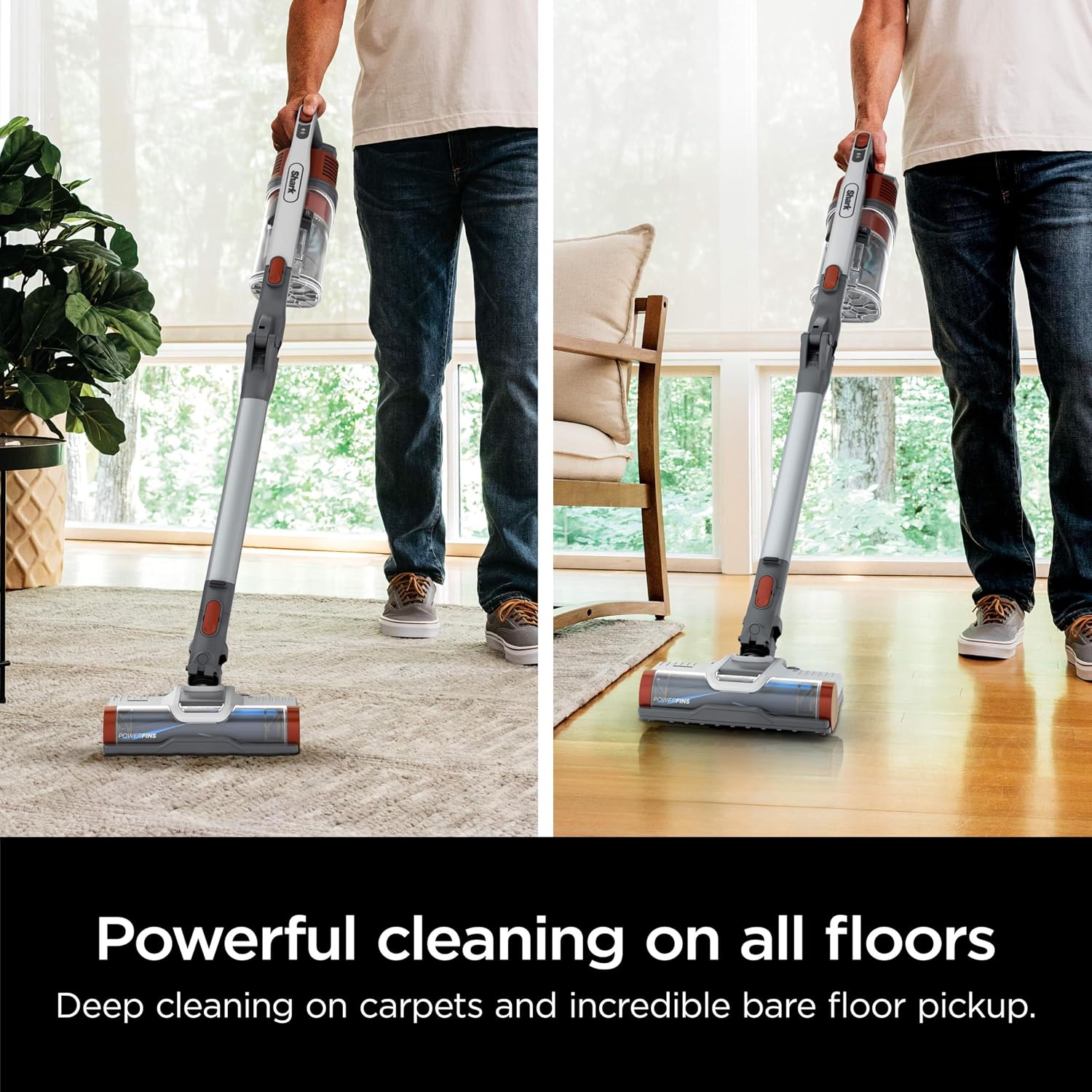 Shark Pet Pro Cordless Stick Vacuum with MultiFLEX, HEPA Filter, Lightweight, Powerful Suction, 40min Runtime, Removable Hand Vacuum, Includes Crevice Tool & Dusting Brush, UZ351H (Renewed)