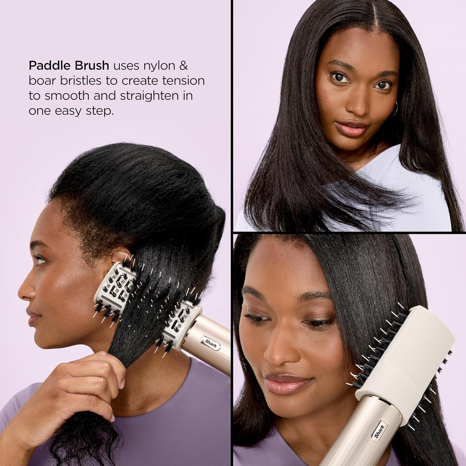 Shark FlexStyle Air Styling & Drying System, Powerful Hair Dryer Brush & Multi-Styler with Auto-Wrap Curlers, Paddle Brush, Oval Brush, Concentrator Attachment, Stone, HD430