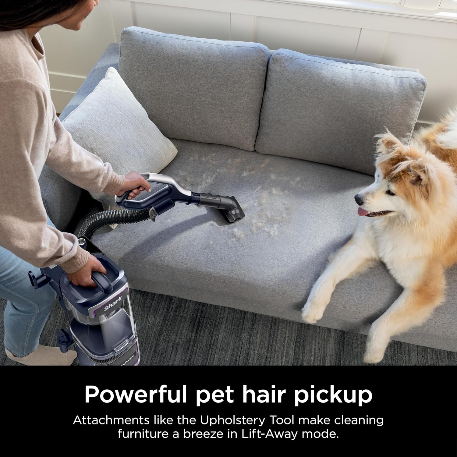 Shark Detect Pro Speed Lift-Away ADV Bagless Upright Vacuum with DuoClean Detect, Anti-Allergen, Lift-Away, and Odor Neutralizer Technology, LA742