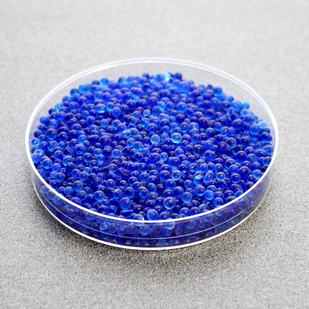 Dry & Dry [32 LBS] Blue Indicating Silica Gel Beads Desiccants (Industry Standard 3-5 mm) - Reusable Desiccant Beads Silica Beads(Blue to Pink) Silica Gel Bulk