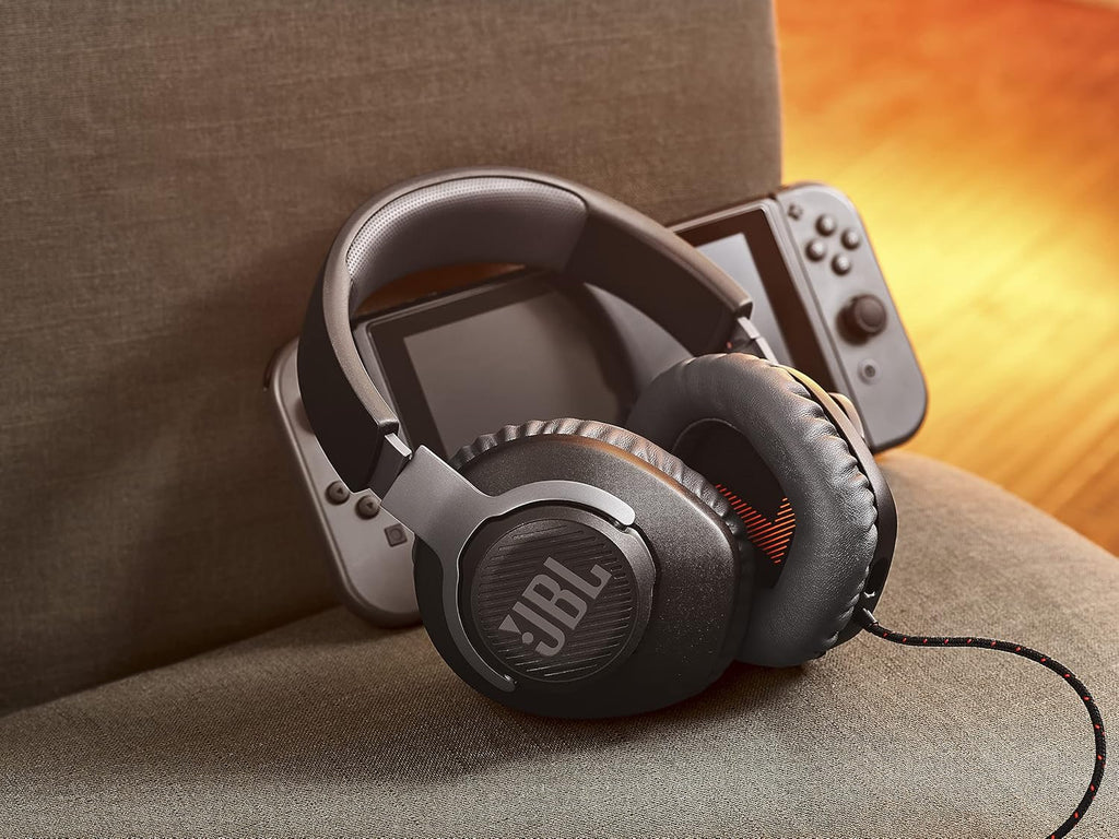 JBL Quantum 100 - Wired Over-Ear Gaming Headphones - Black,Large,(Pack of 4)