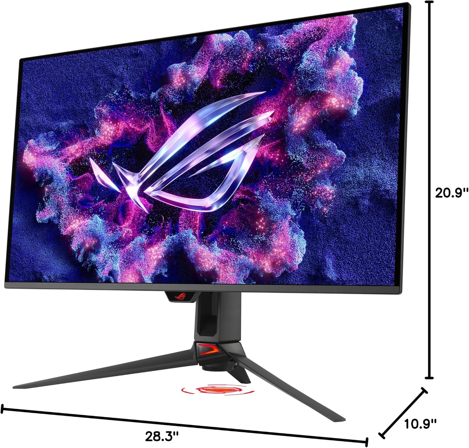 ASUS ROG Swift 32' 4K OLED Gaming Monitor (PG32UCDMR) ― 4K (3840 x 2160), QD-OLED, 240Hz, 0.03ms, G-SYNC Compatible, 99% DCI-P3, USB-C 90W, DisplayWidget, DisplayPort 2.1, 3 yr Warranty
