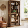 Tribesigns 6-Tier Bookshelf, 75-Inch Tall Bookcase, Large Bookshelves and Bookcases Freestanding Display Shelves, Wood Book Shelf for Living Room, Home Office, Bedroom, Brown