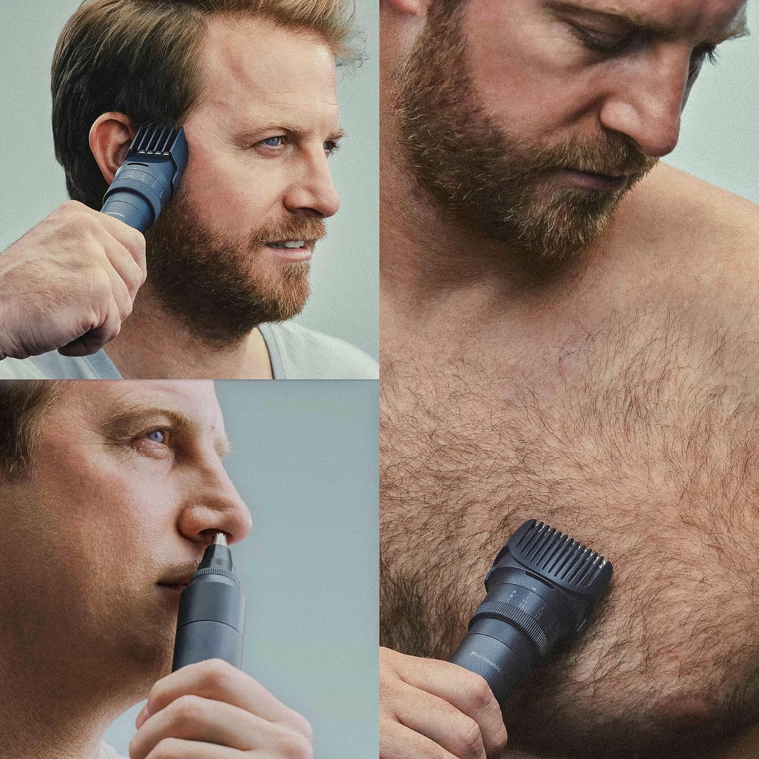 Panasonic MultiShape Precision Trimming Kit, with Beard, Hair and Body Trimmer Attachment with Adjustable Trim Dial, Nose Hair Trimmer, Wet/Dry, Easy-Clean Customizable Grooming Kit - ER-Precision
