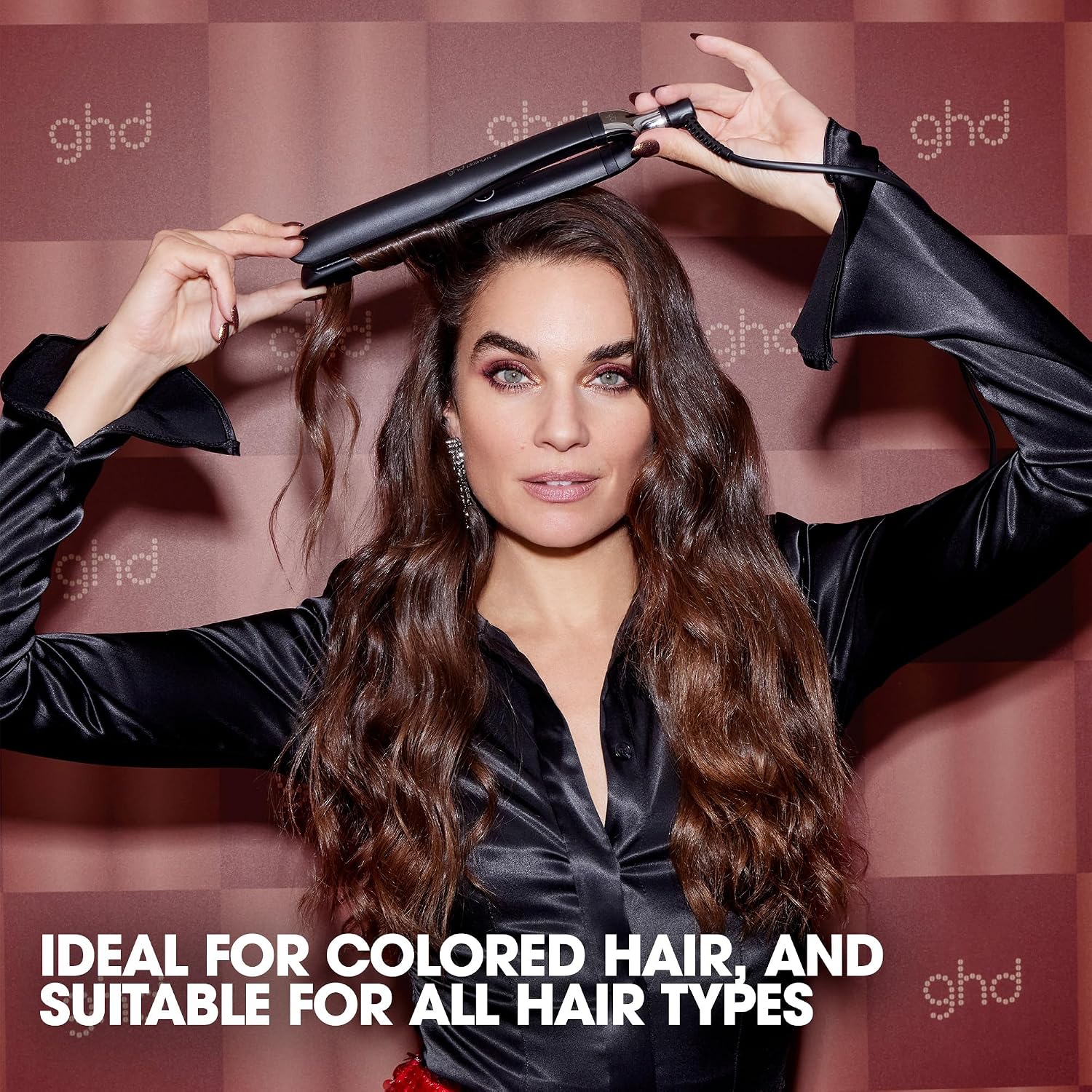 ghd Platinum+ Styler ― 1' Flat Iron Hair Straightener, Professional Ceramic Hair Styling Tool for Stronger Hair, More Shine, & More Color Protection